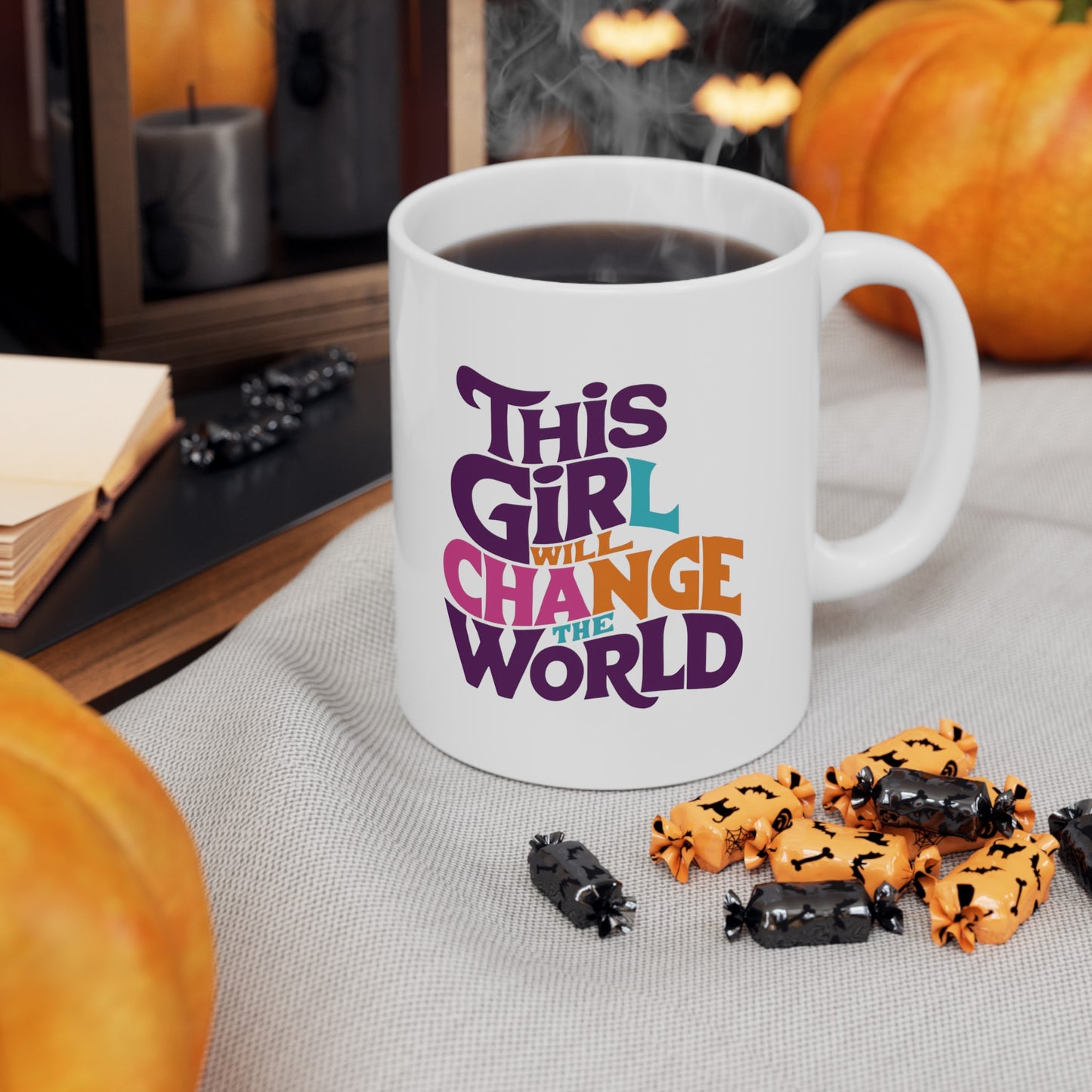 This Girl Will Change The World Ceramic Mug, (11oz, 15oz)