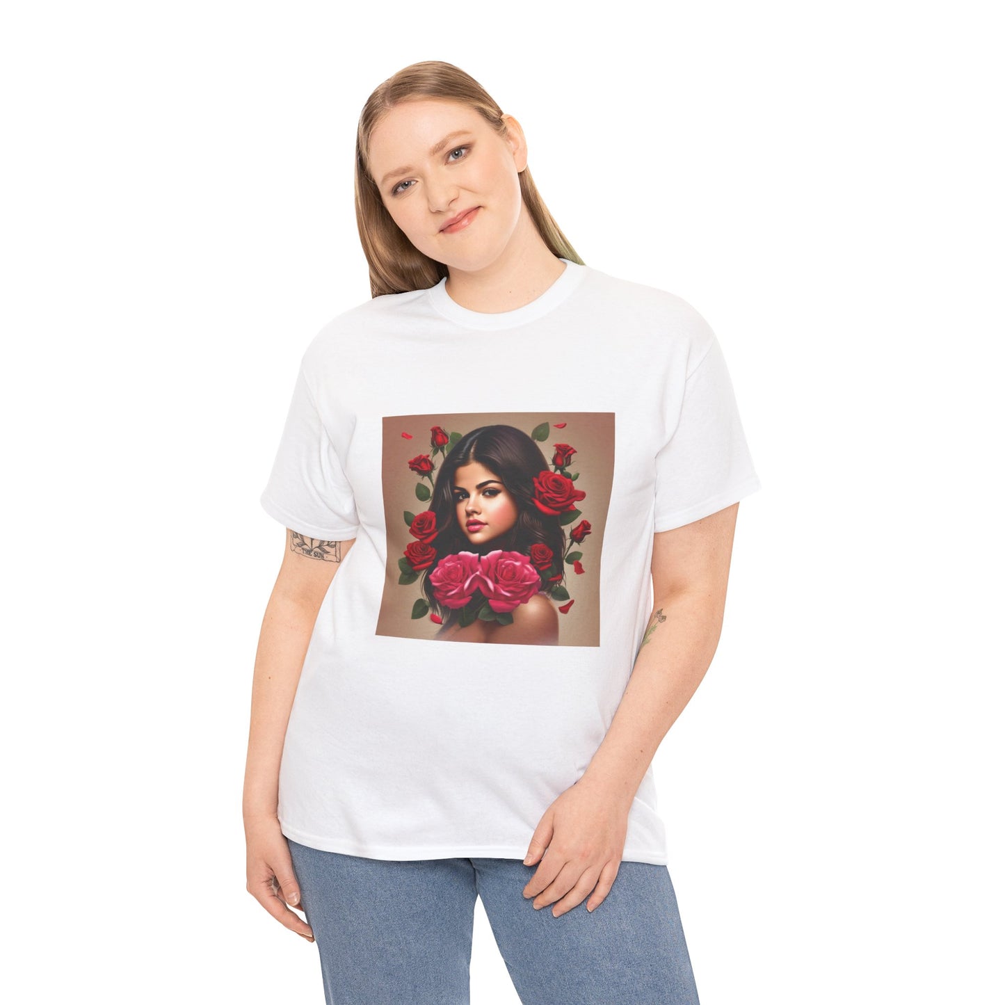 Selena Gomez T Shirt with Hearts