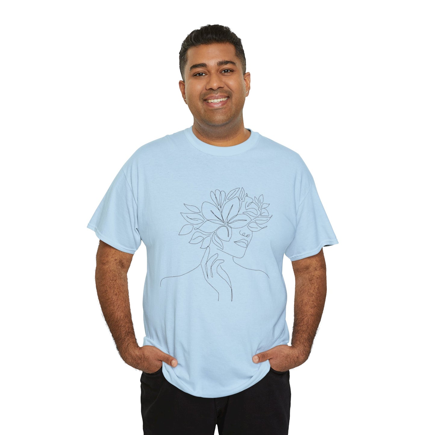 Women Artwork T Shirt with Hearts