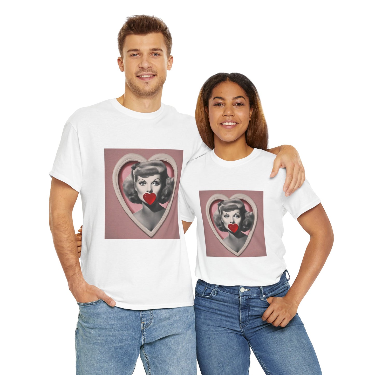 Miley Cyrus T Shirt with Hearts