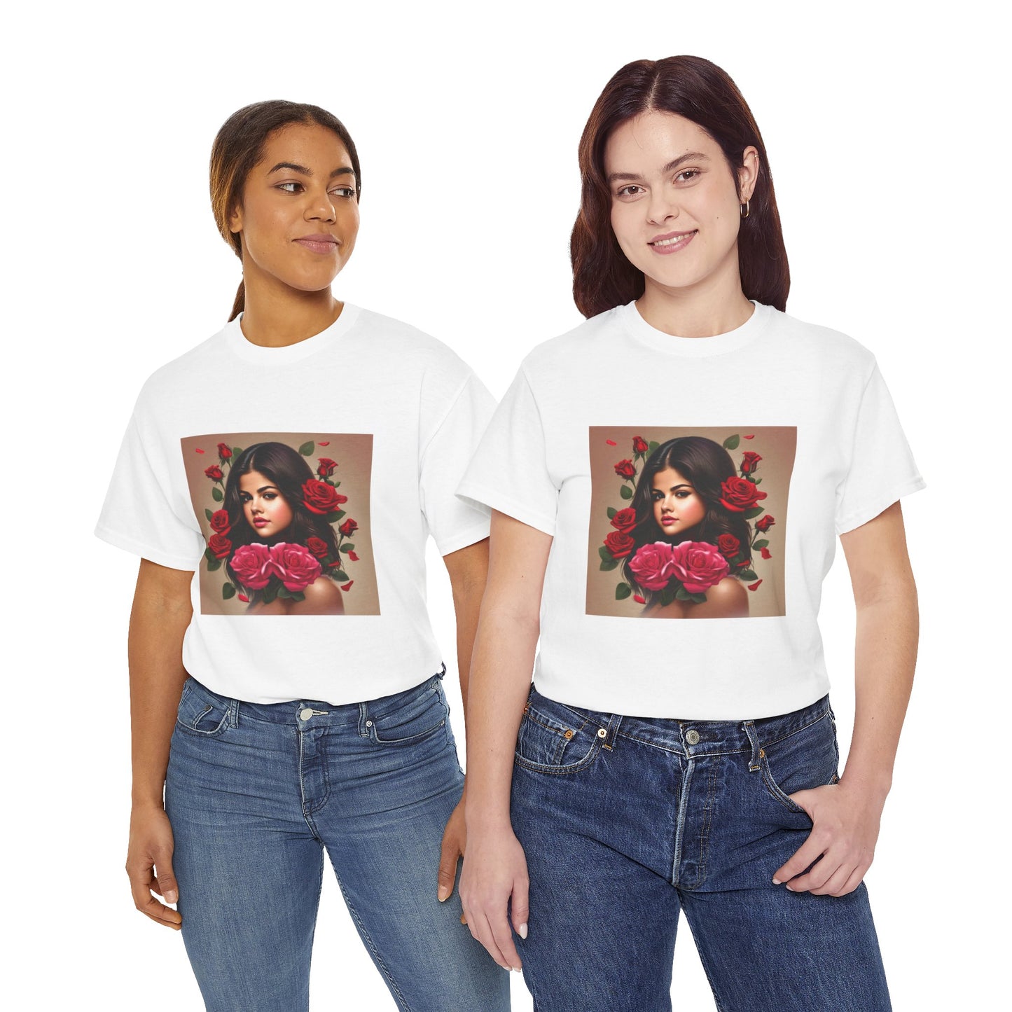 Selena Gomez T Shirt with Hearts