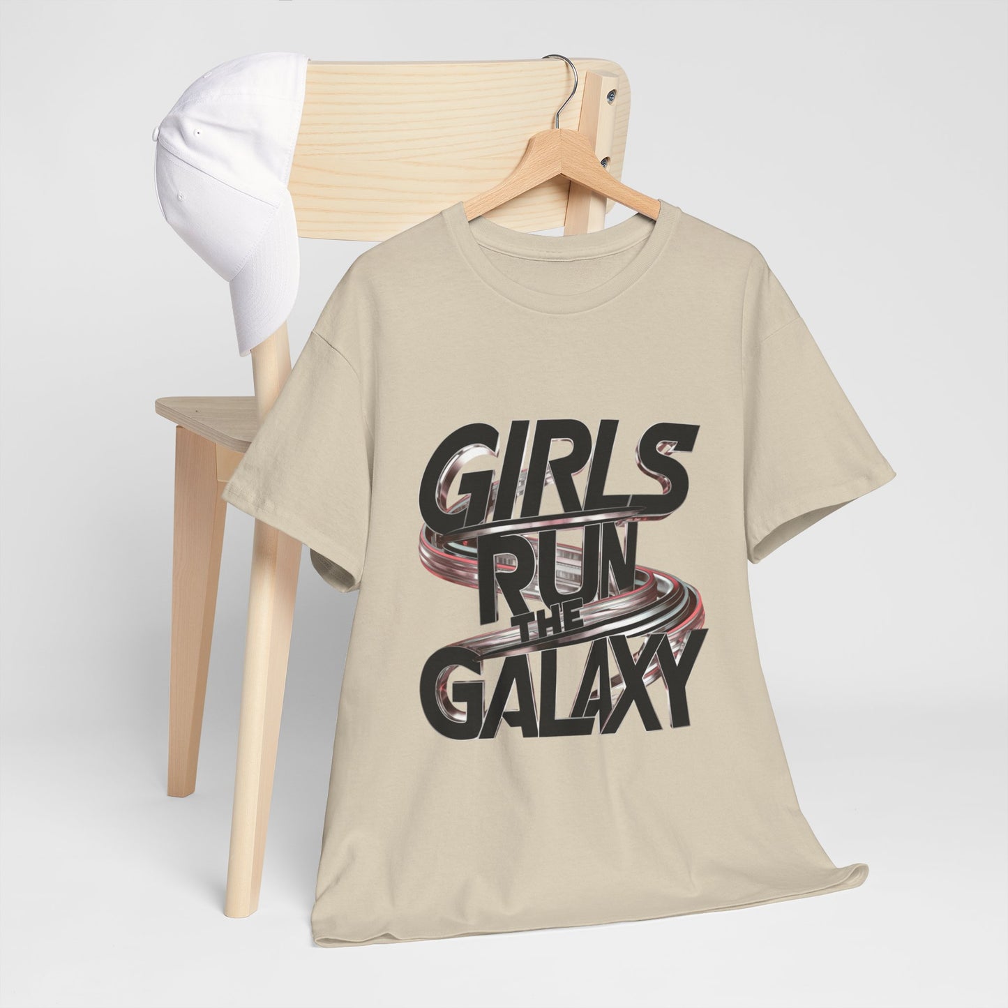 Girl Run The Galaxy T Shirt with Hearts
