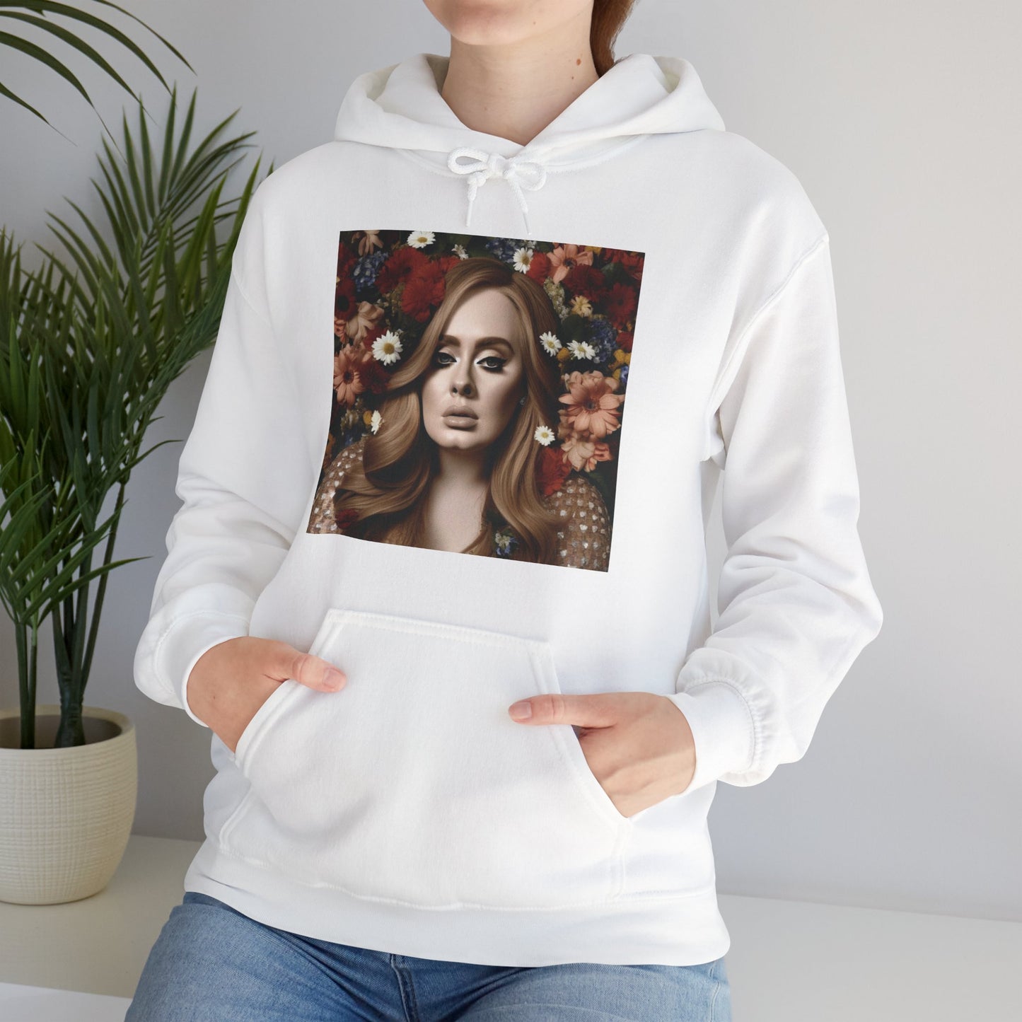 Adele Printed Unisex Heavy Blend™ Hooded Sweatshirt