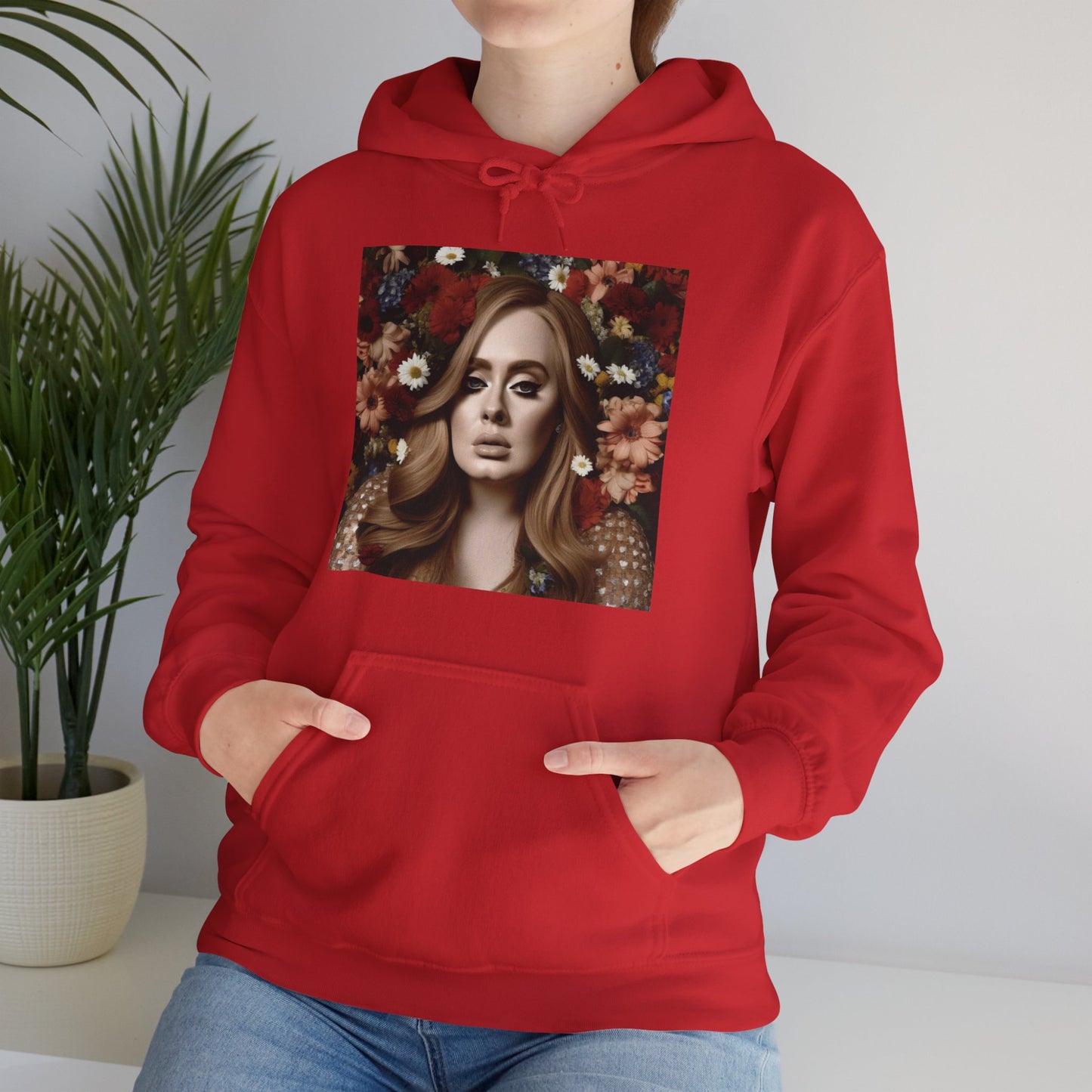 Adele Printed Unisex Heavy Blend™ Hooded Sweatshirt