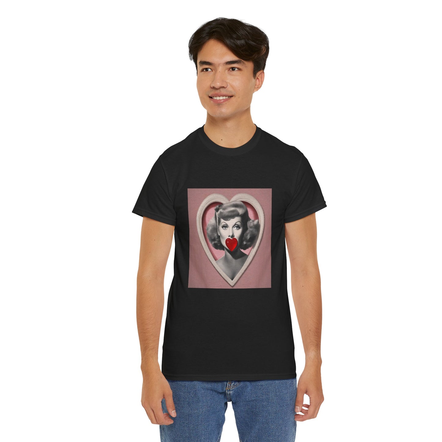 Miley Cyrus T Shirt with Hearts