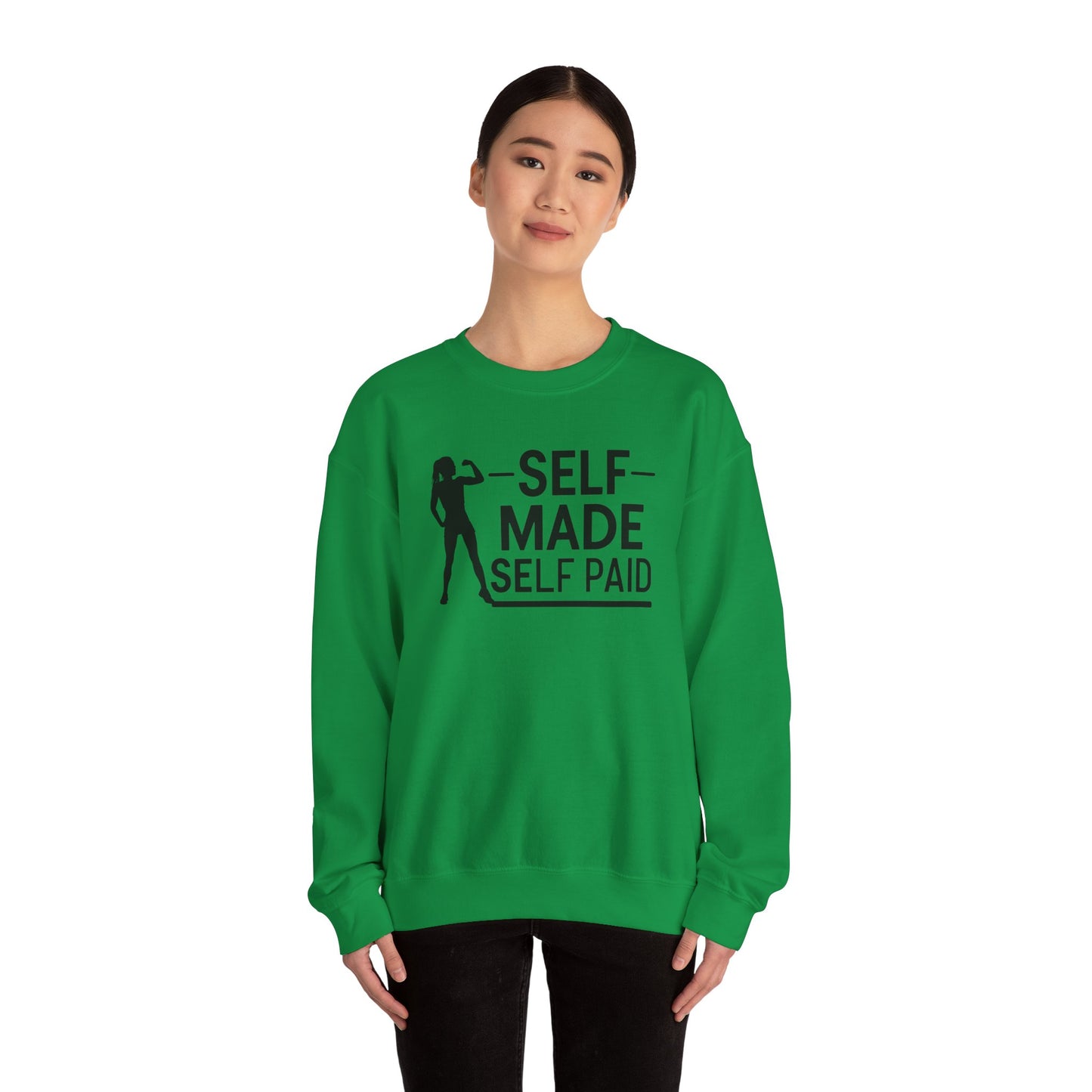 Self Made Self Paid Unisex Heavy Blend™ Crewneck Sweatshirt