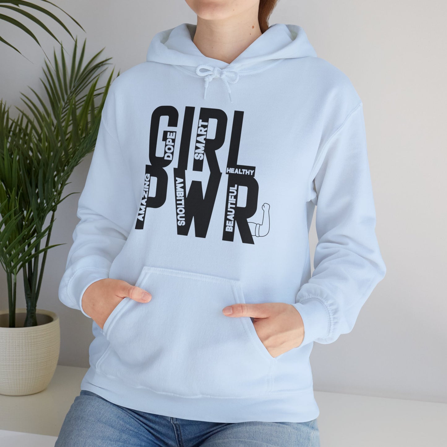 Girl PWR Unisex Heavy Blend™ Hooded Sweatshirt