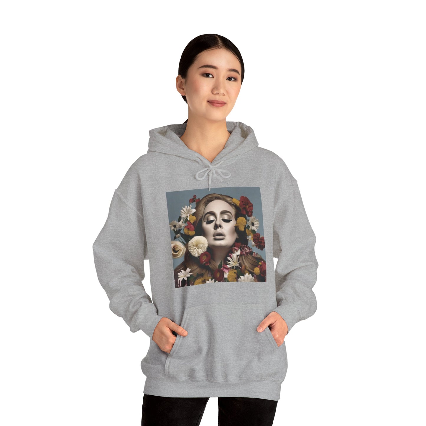 Adele Printed Unisex Heavy Blend™ Hooded Sweatshirt