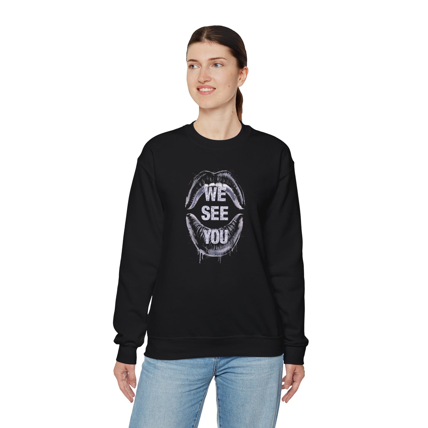 We See You Unisex Heavy Blend™ Crewneck Sweatshirt