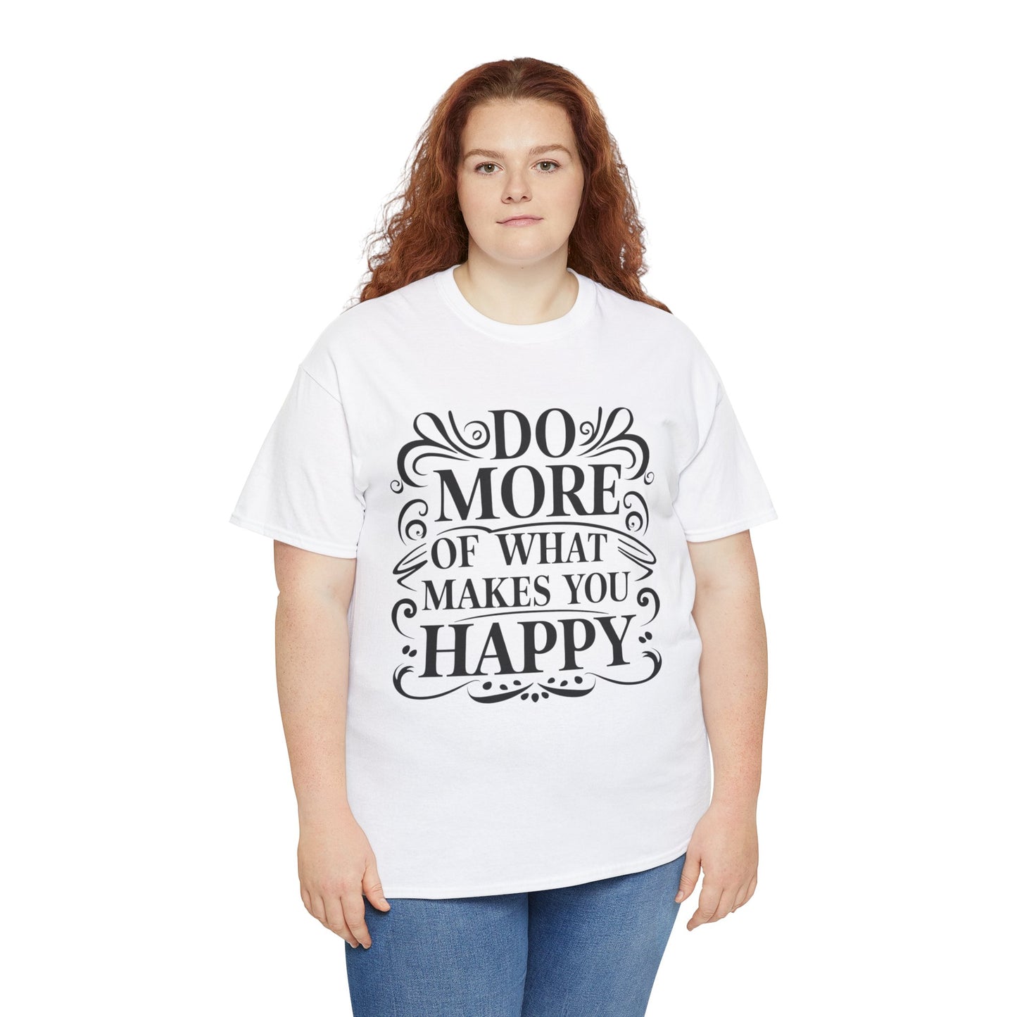 Do More Of What Printed T Shirt with Hearts