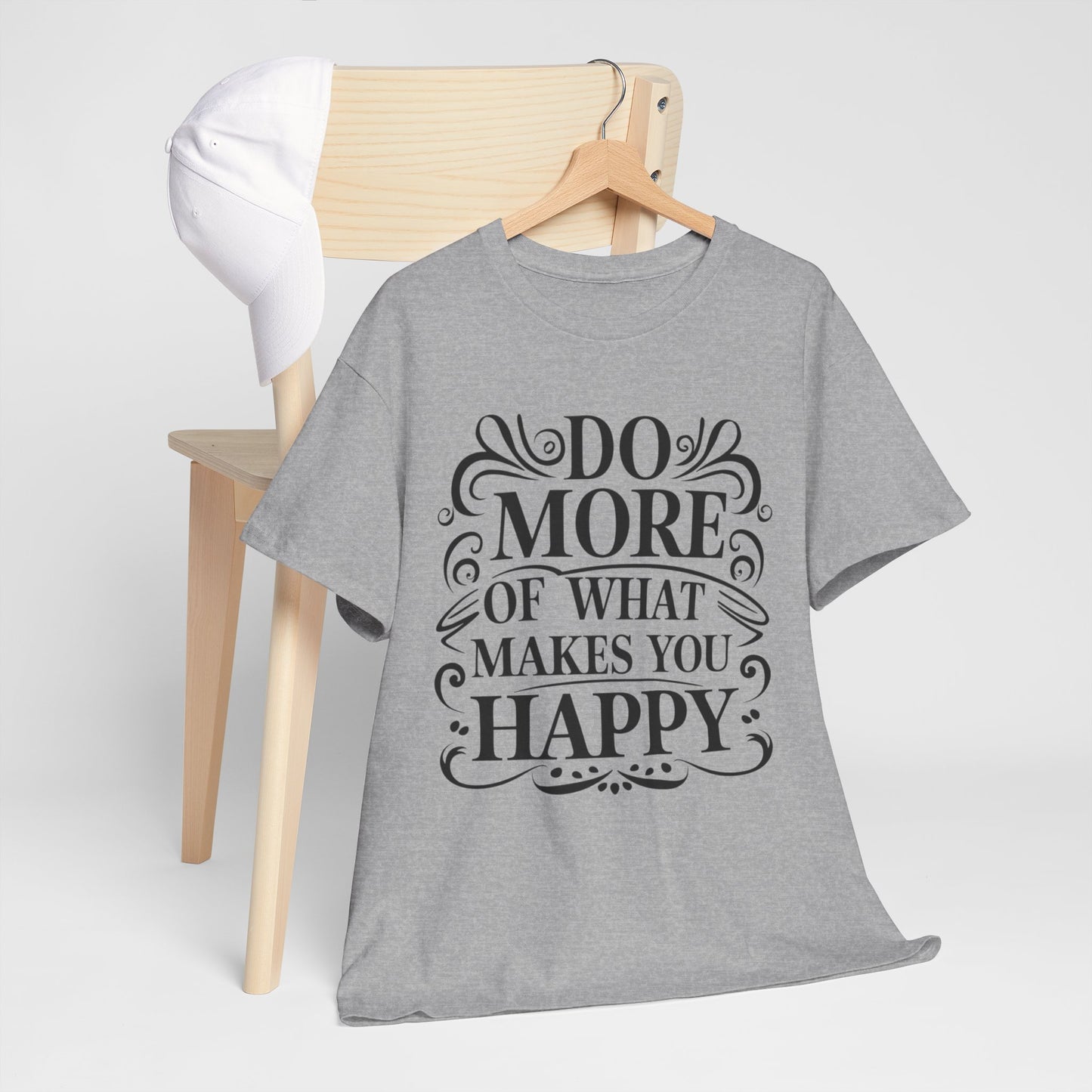 Do More Of What Printed T Shirt with Hearts