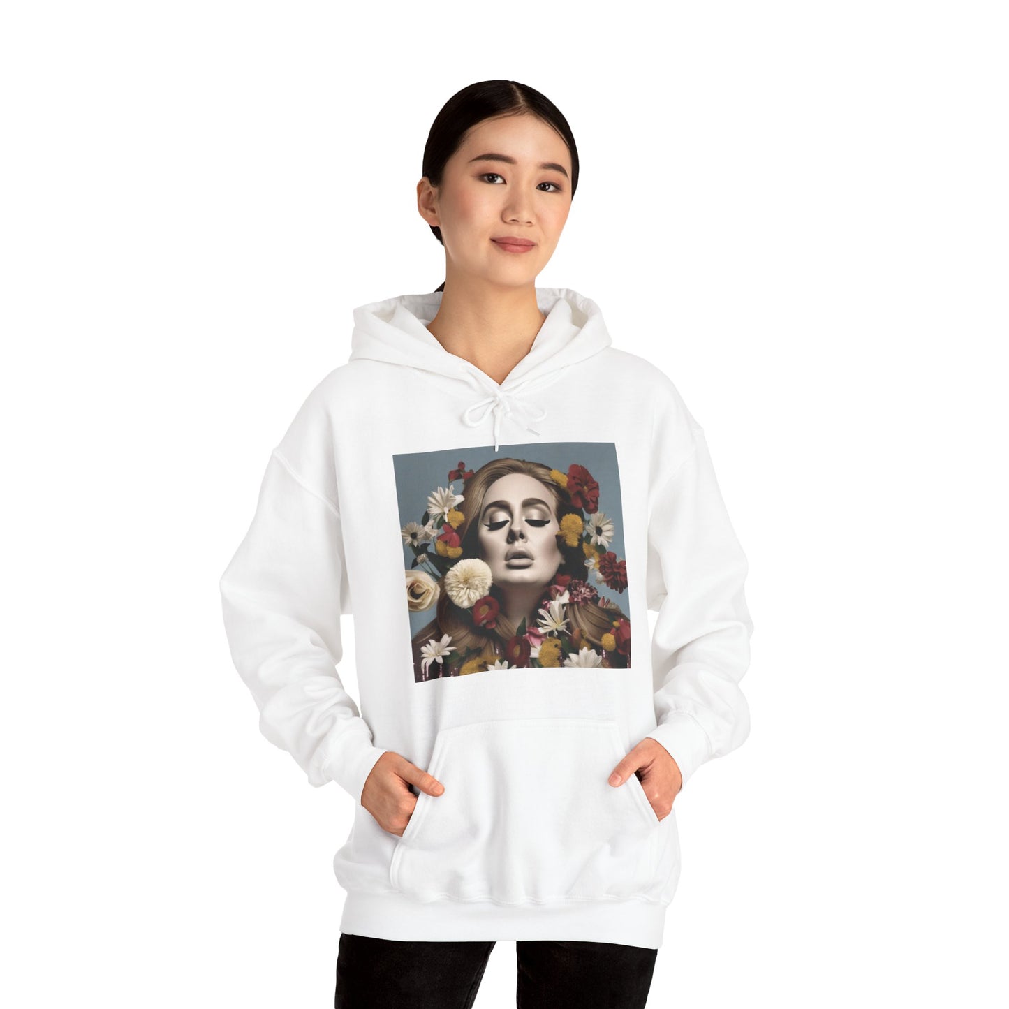 Adele Printed Unisex Heavy Blend™ Hooded Sweatshirt