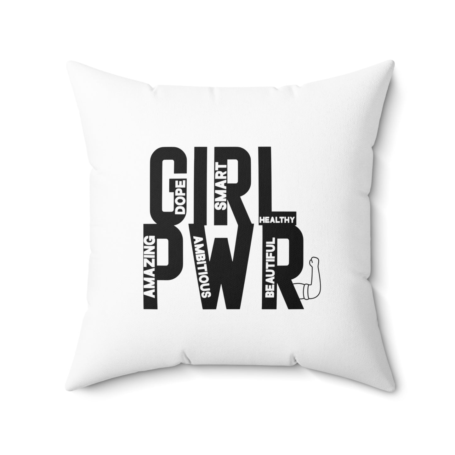 Girl Spun Polyester Square Pillow