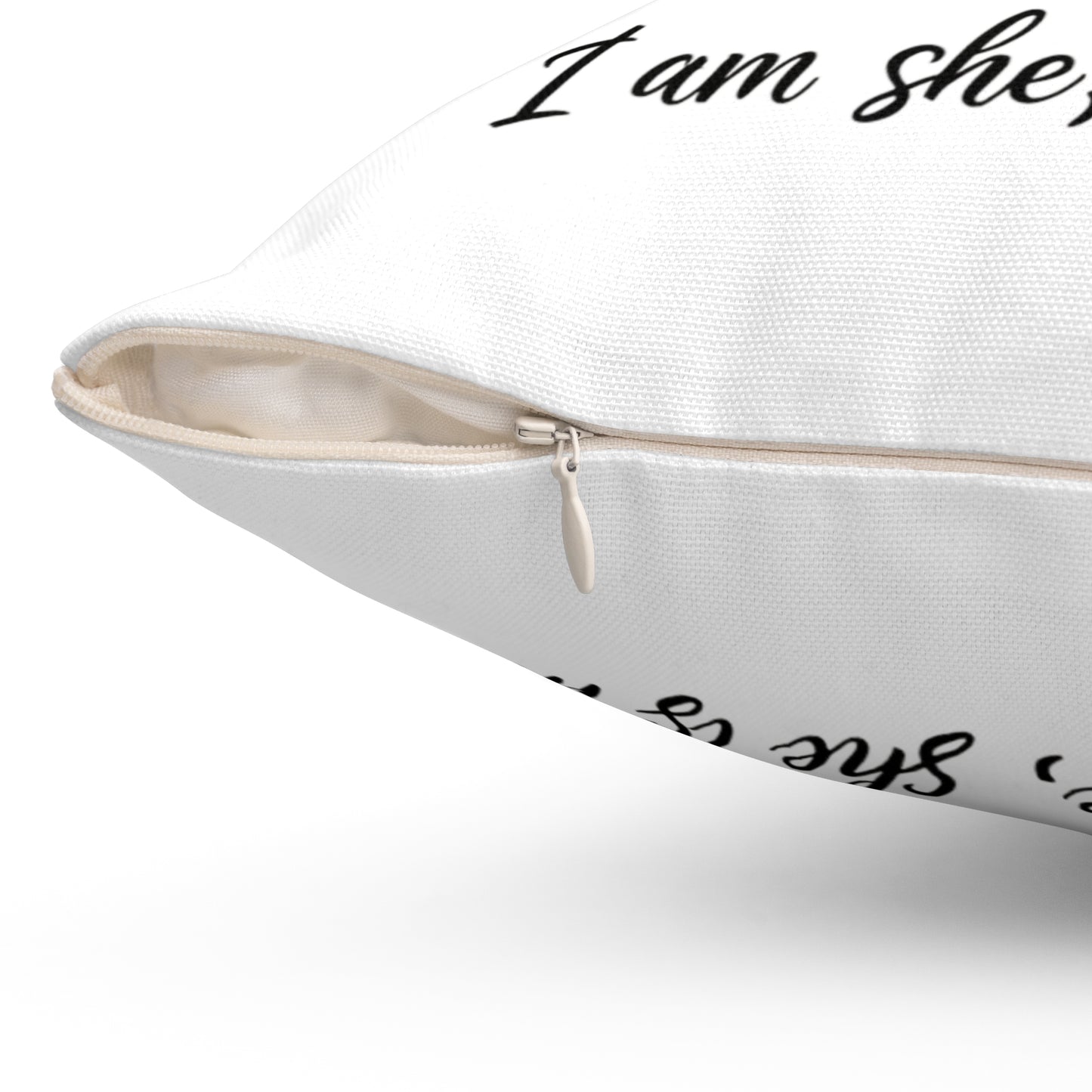 You Are Spun Polyester Square Pillow