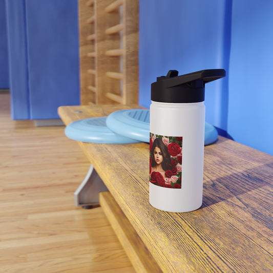 Women Stainless Steel Water Bottle, Standard Lid
