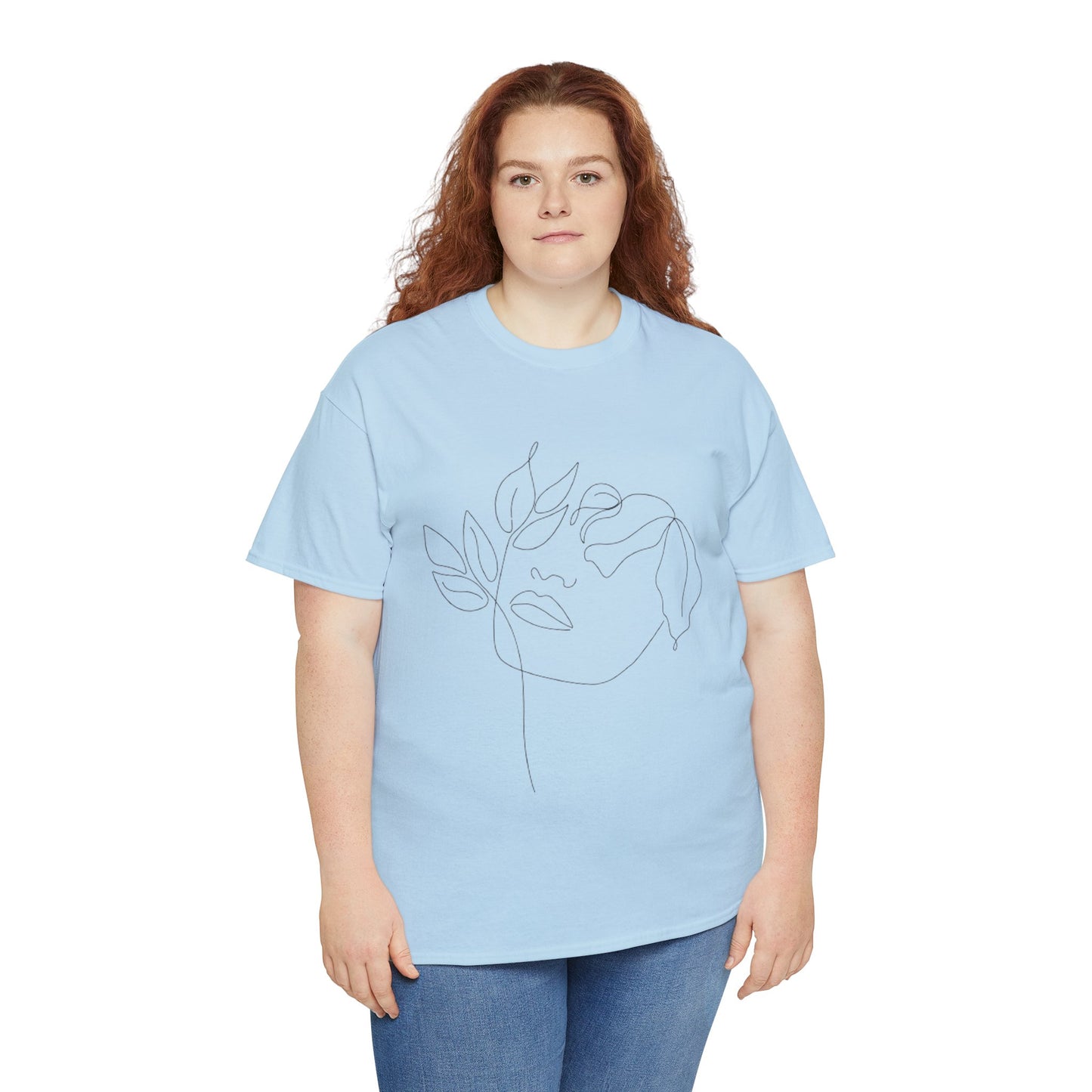 Women Artwork T Shirt with Hearts