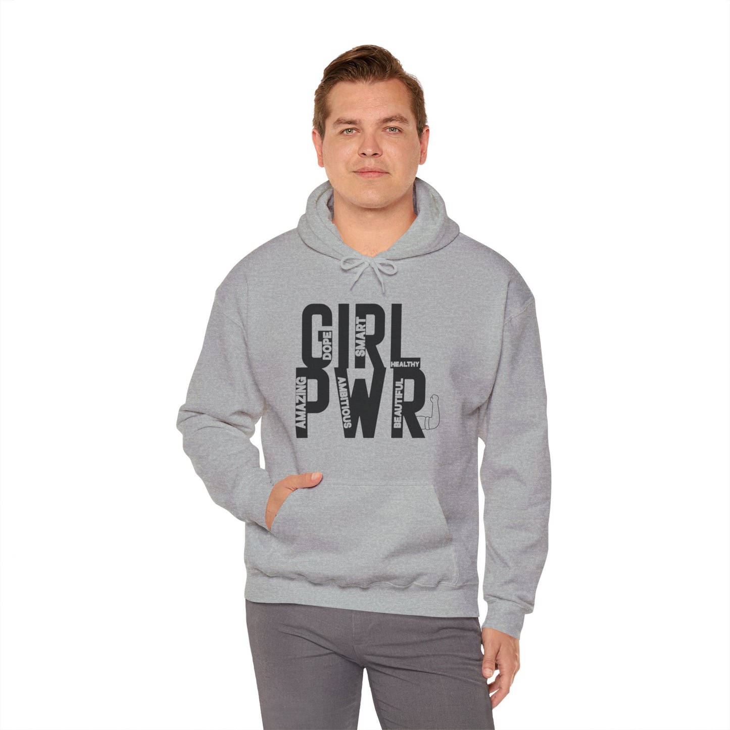 Girl PWR Unisex Heavy Blend™ Hooded Sweatshirt