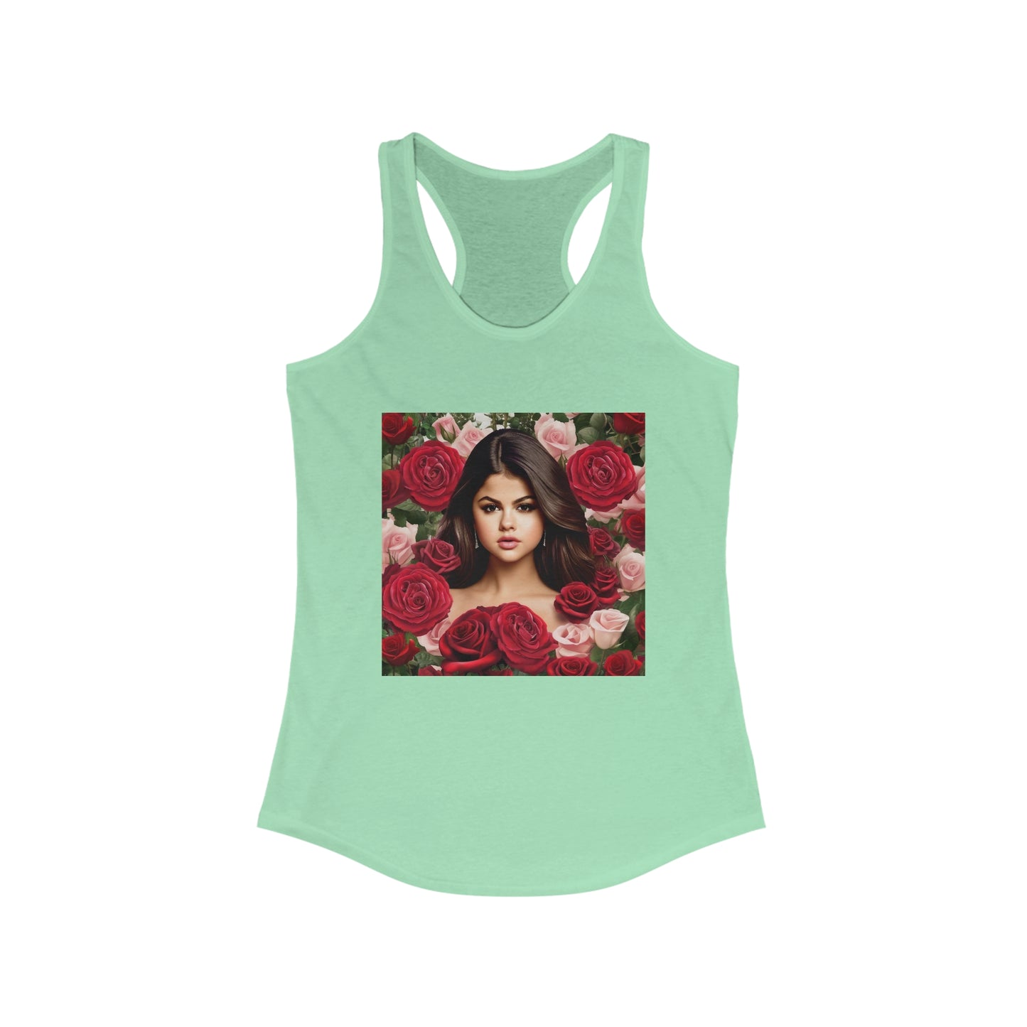 Selena Gomez Tank Top with Hearts