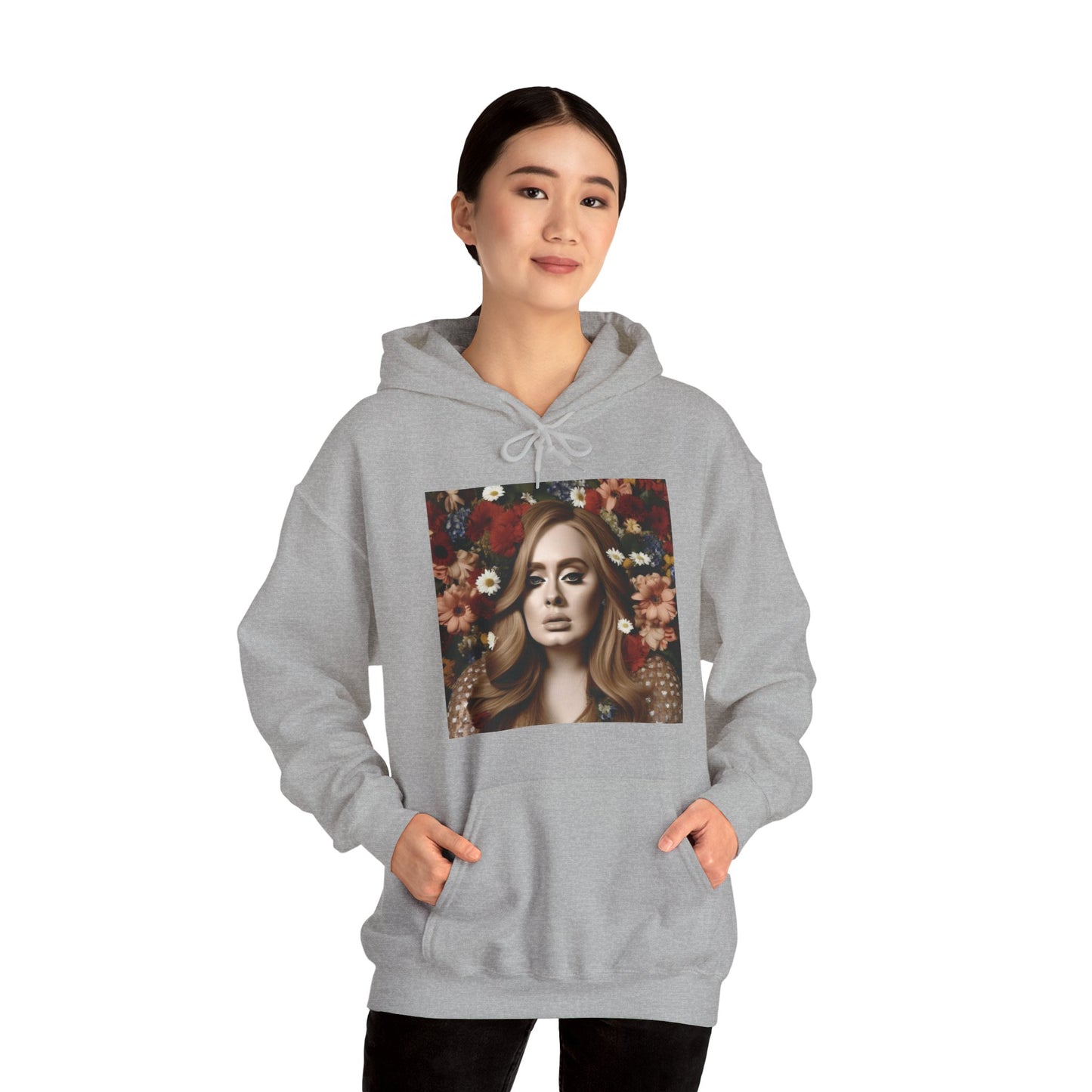 Adele Printed Unisex Heavy Blend™ Hooded Sweatshirt