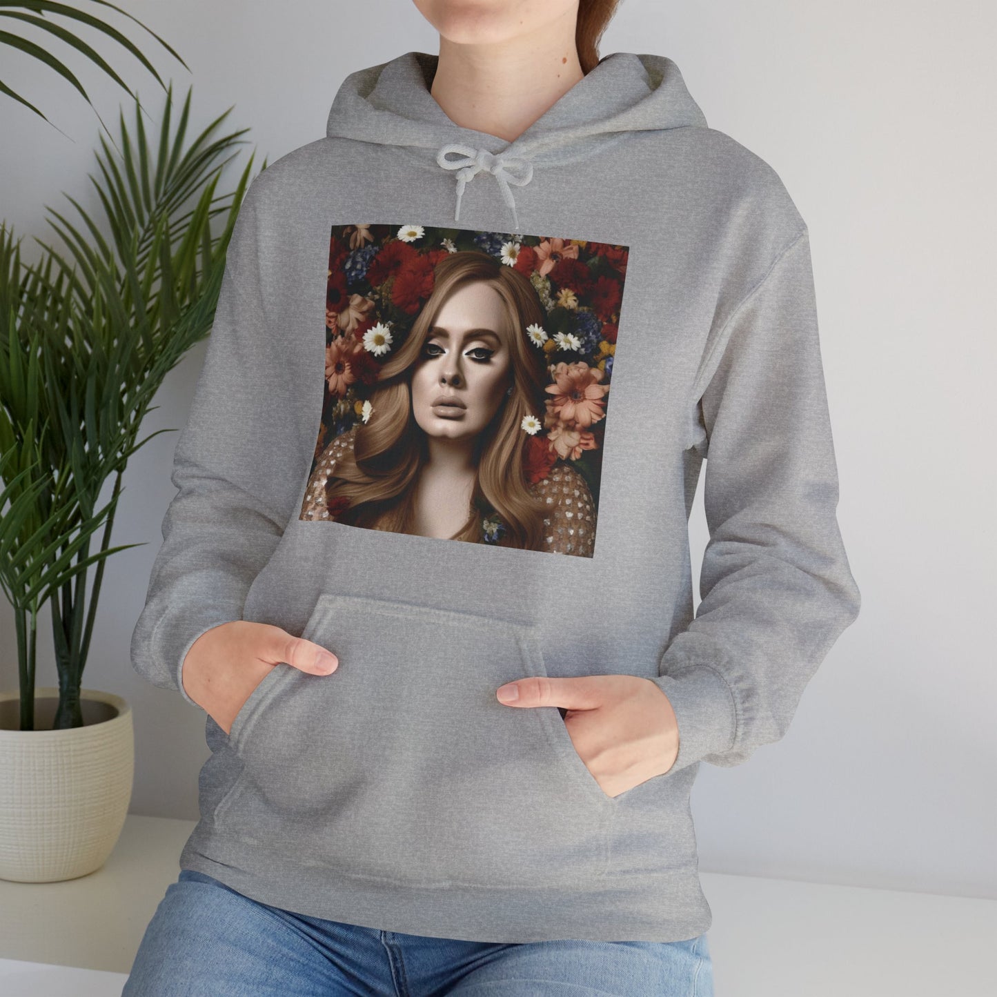 Adele Printed Unisex Heavy Blend™ Hooded Sweatshirt