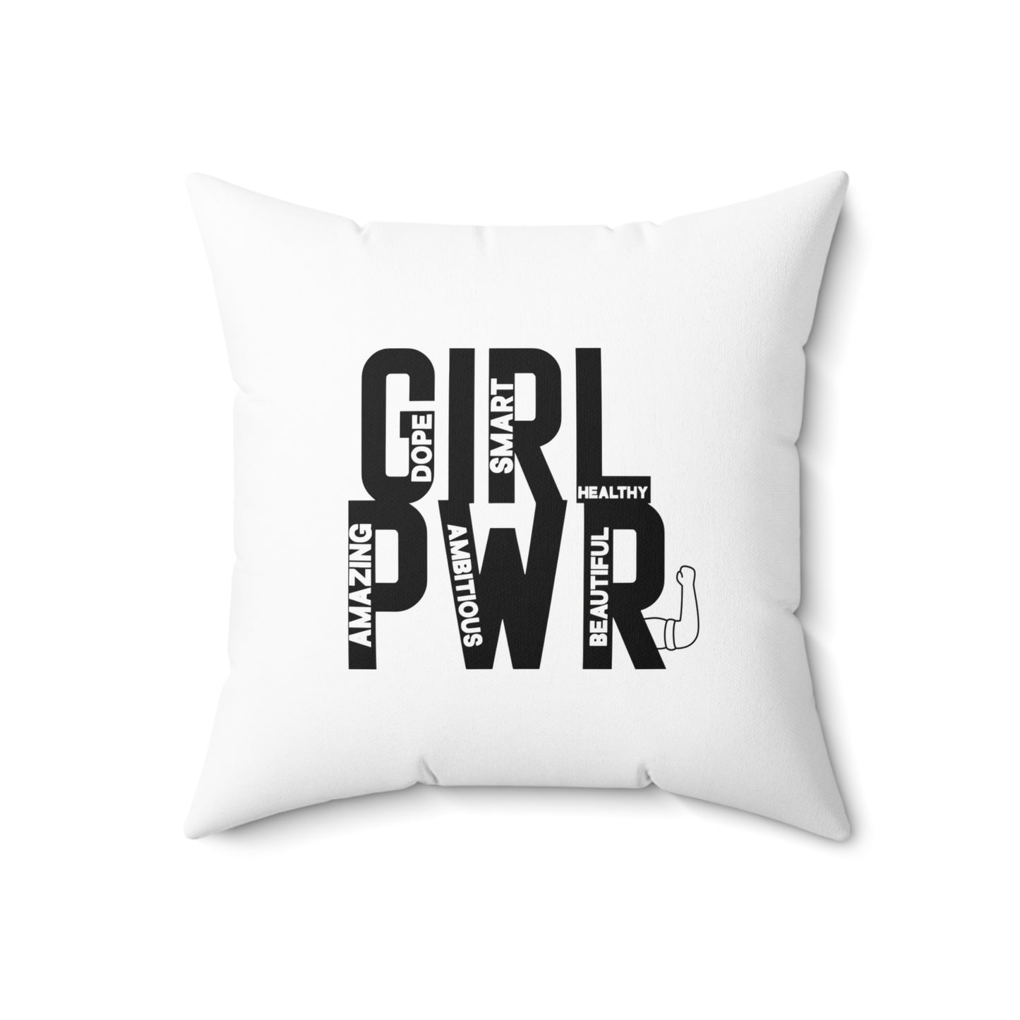 Girl Spun Polyester Square Pillow