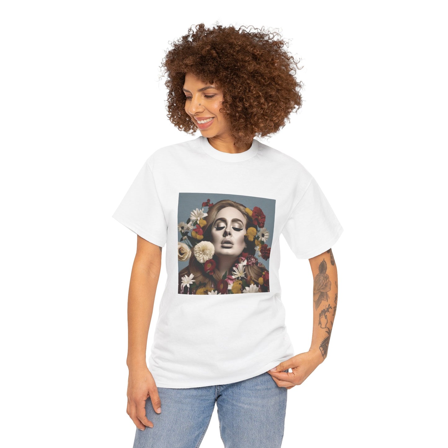 Adele T Shirt with Hearts