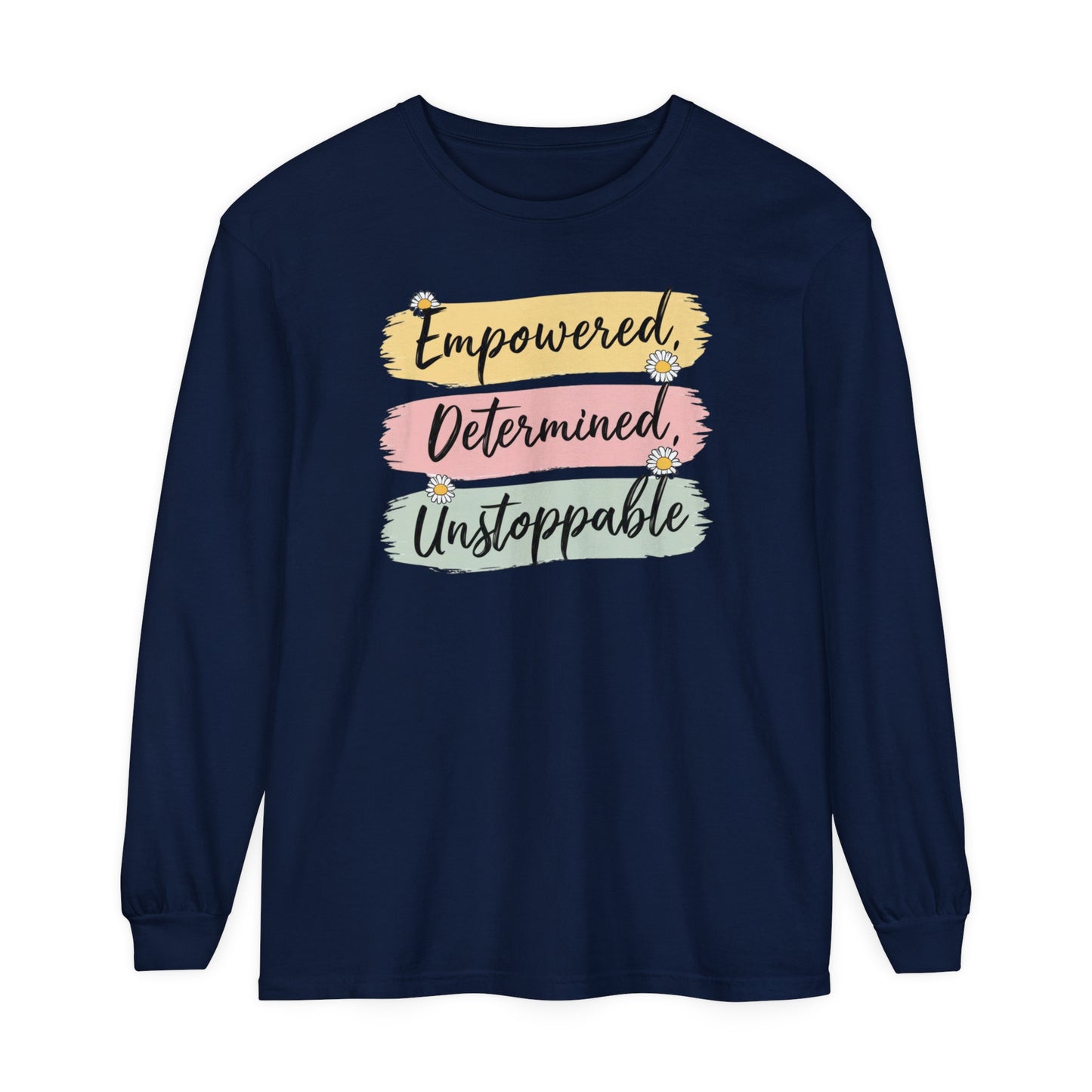 Empowered Women Garment-dyed Long Sleeve T-Shirt