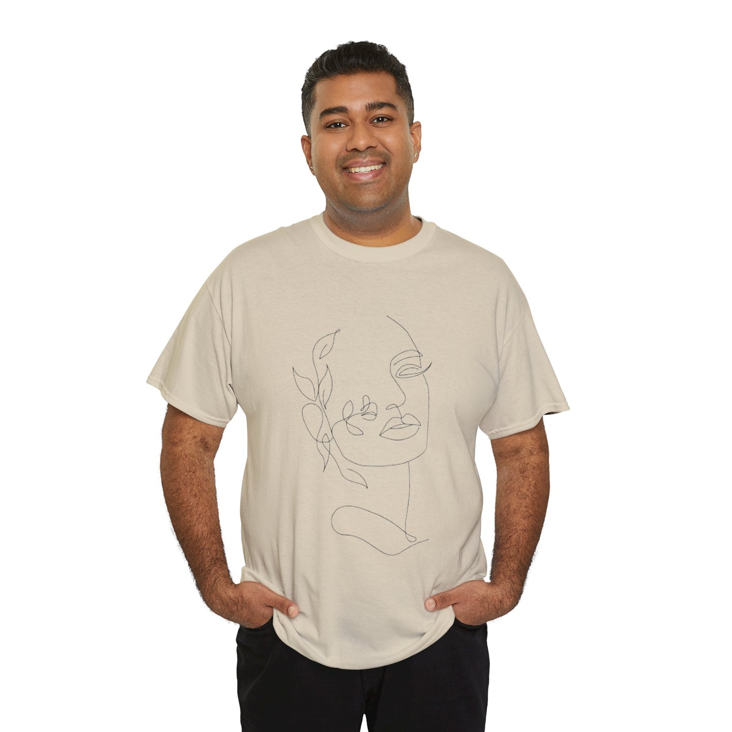 Women Artwork T Shirt with Hearts