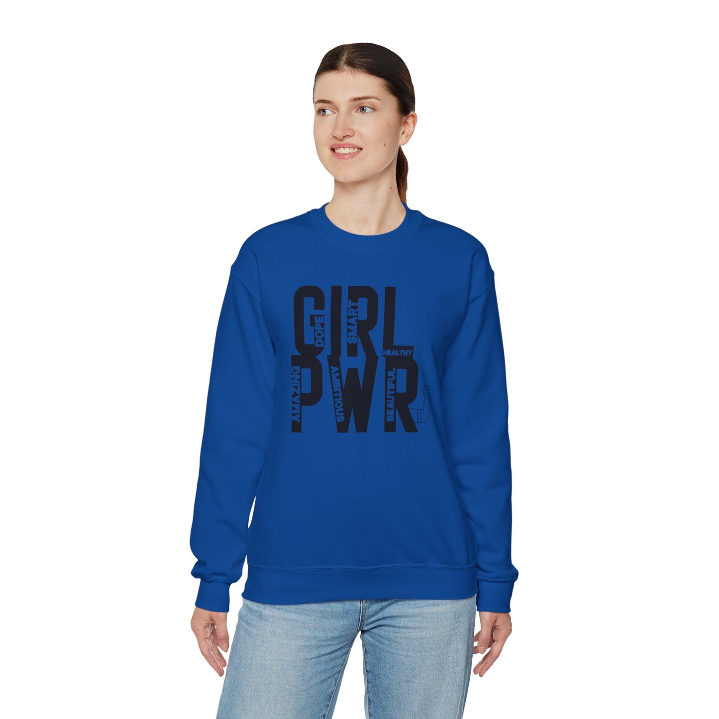 Girl PWR Unisex Heavy Blend™ Crewneck Sweatshirt
