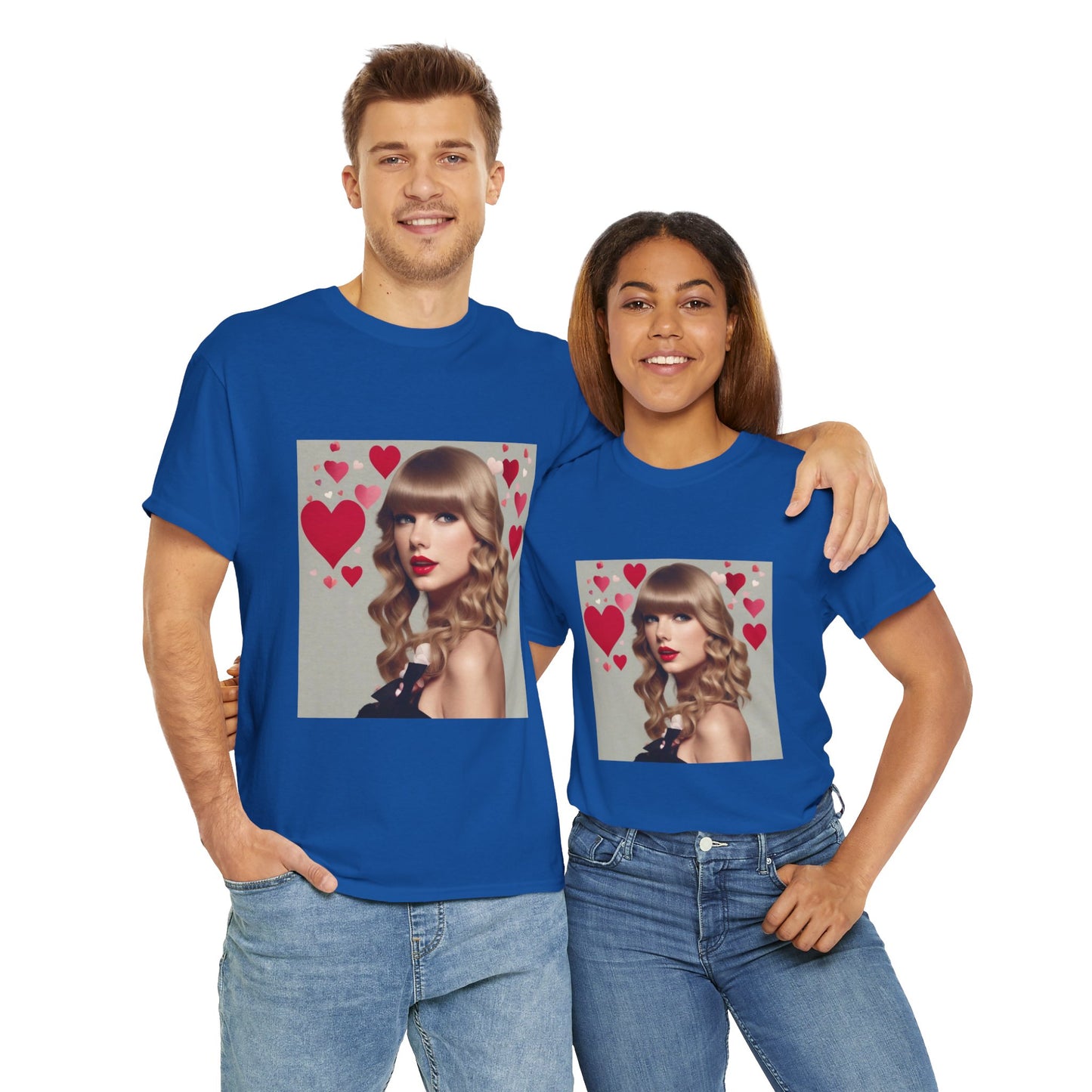 Taylor Swift T Shirt with Hearts