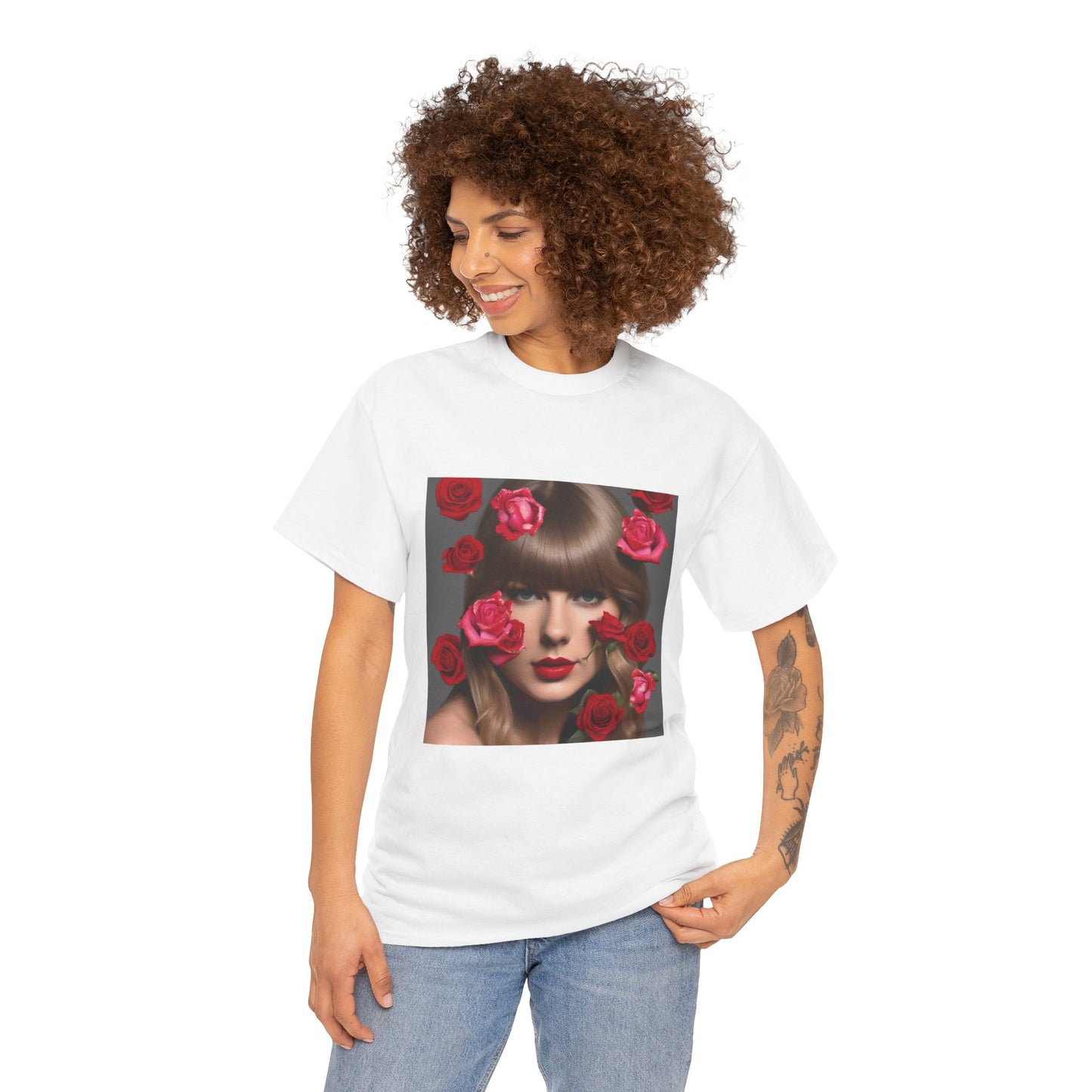 Taylor Swift T Shirt with Hearts
