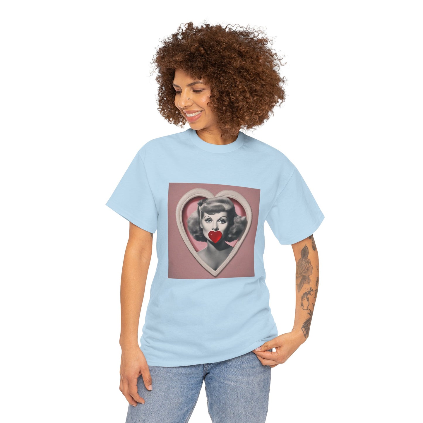 Miley Cyrus T Shirt with Hearts