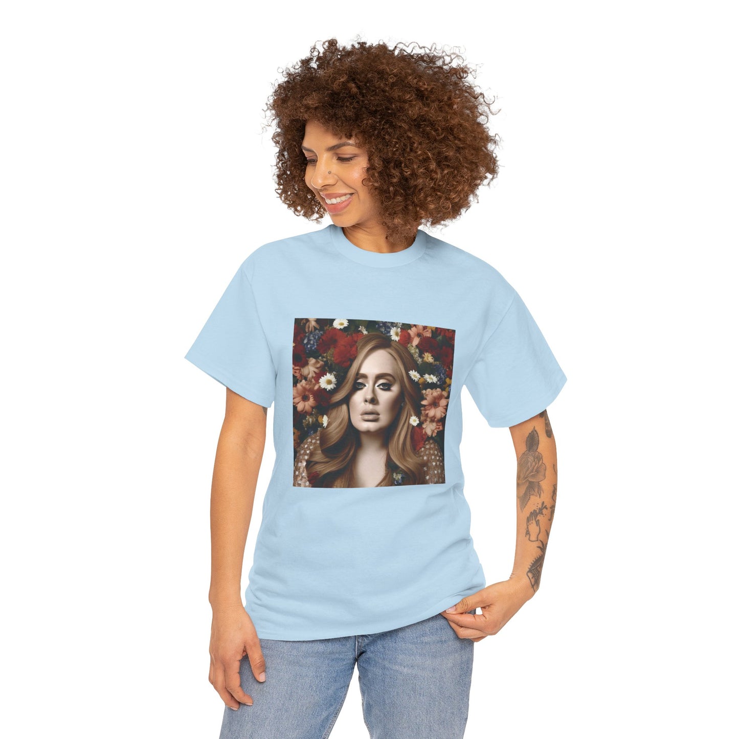 Adele T Shirt with Hearts
