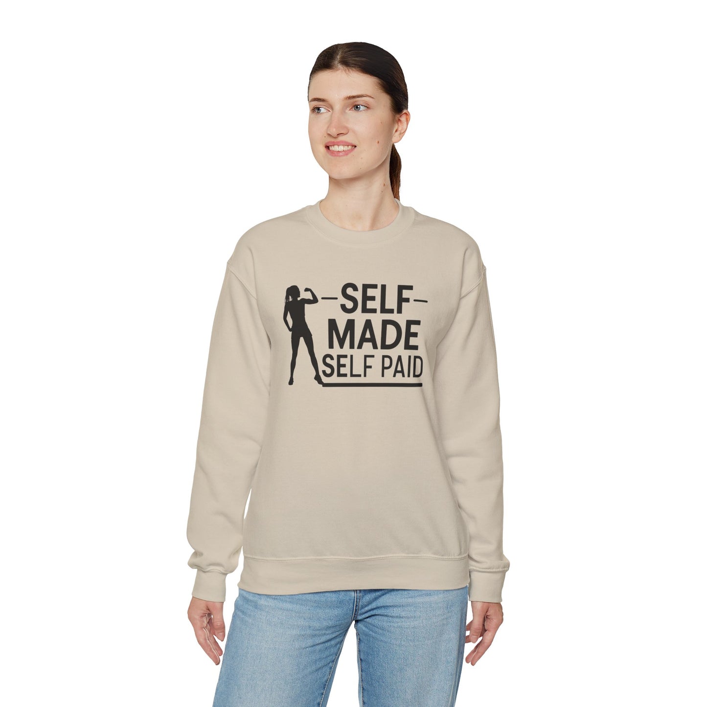 Self Made Self Paid Unisex Heavy Blend™ Crewneck Sweatshirt