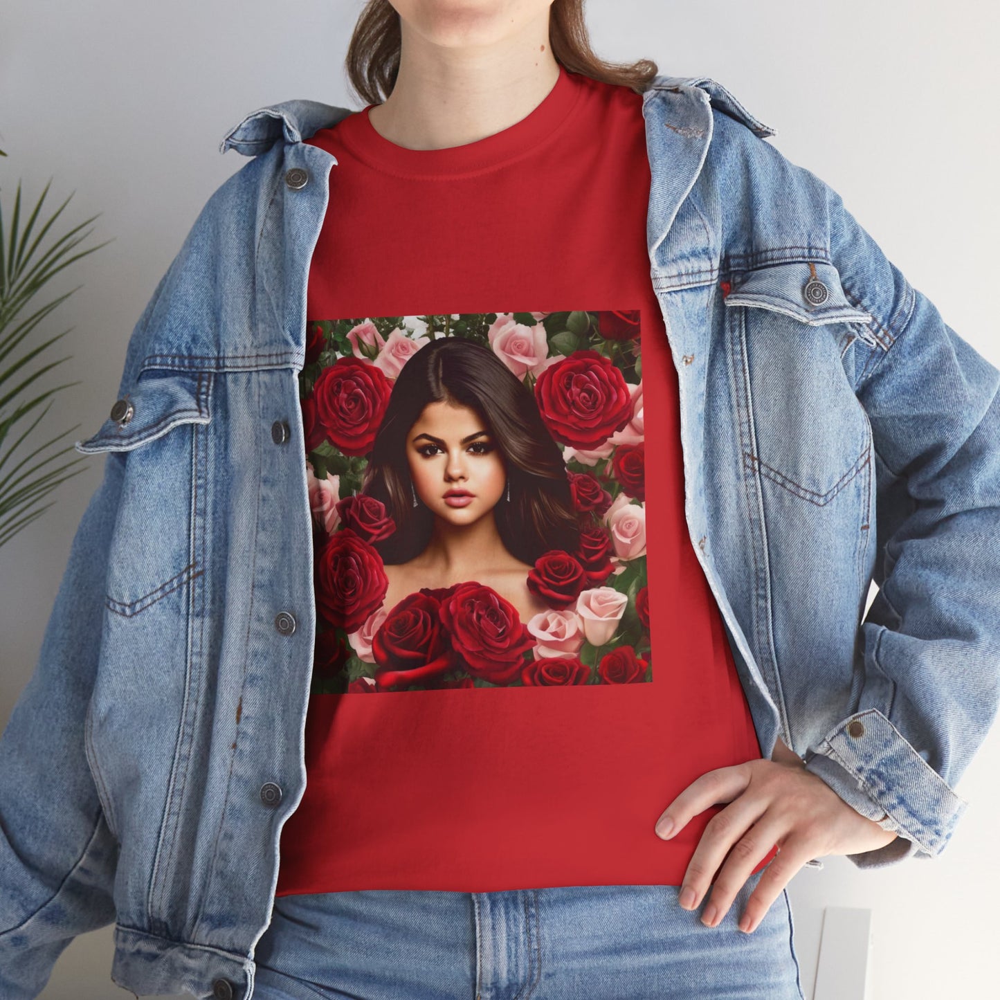 Selena Gomez T Shirt with Hearts