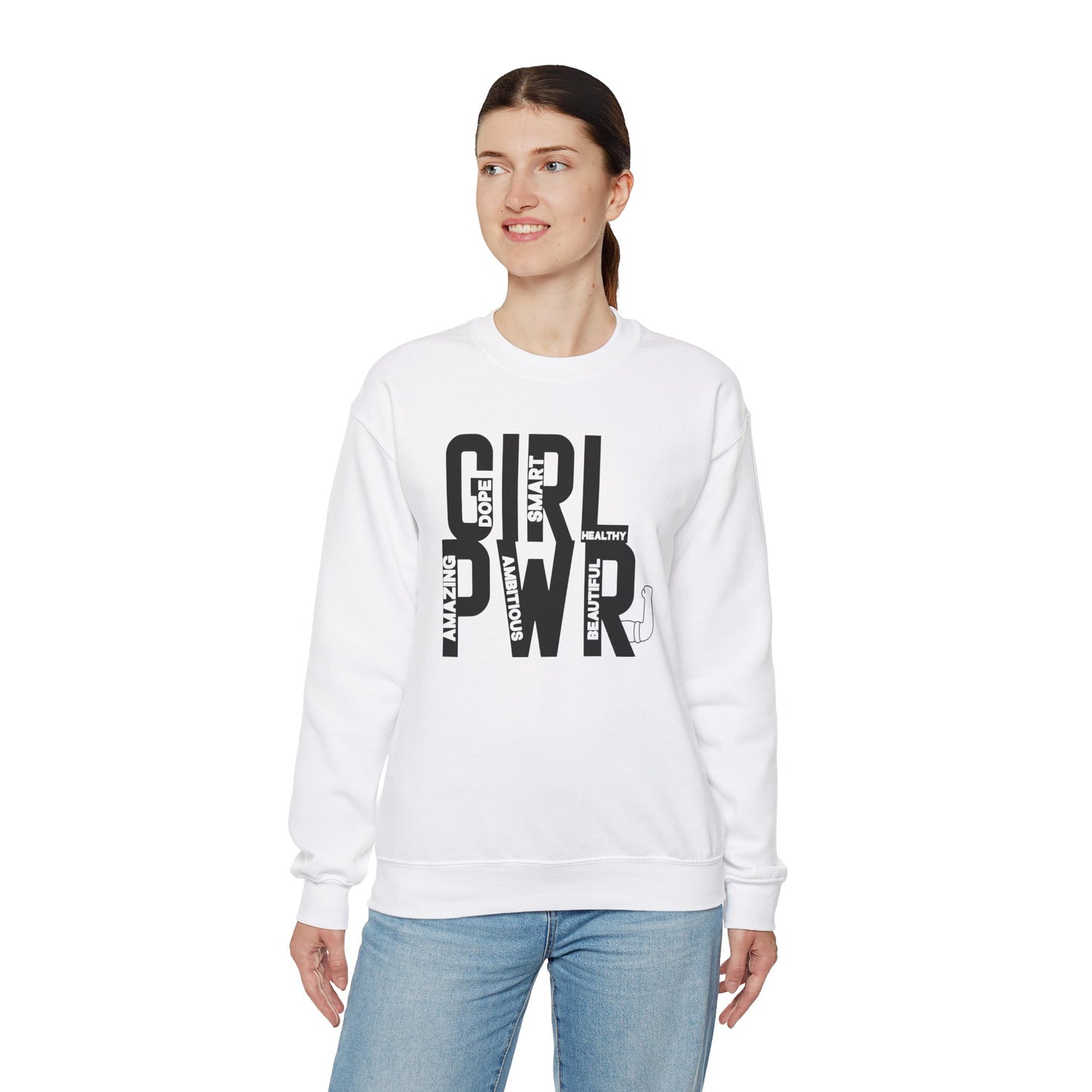 Girl PWR Unisex Heavy Blend™ Crewneck Sweatshirt