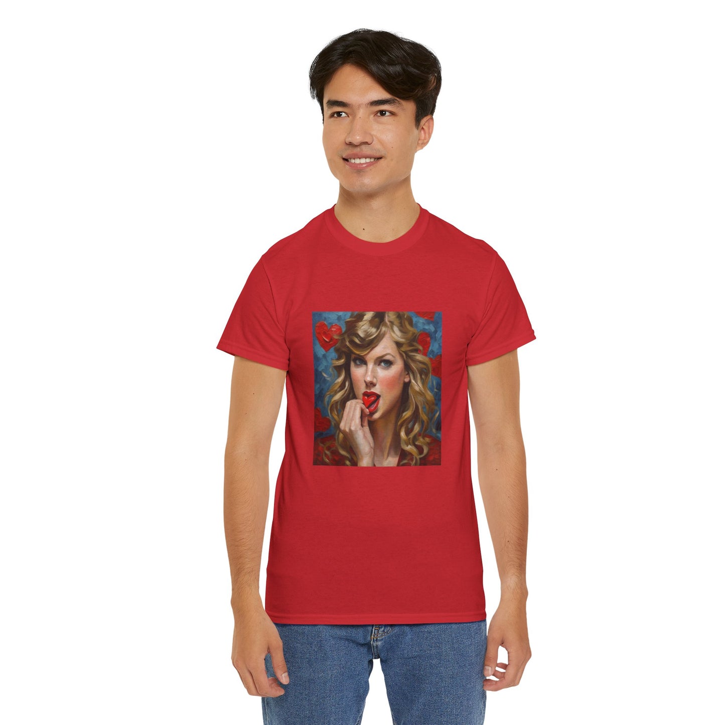 Taylor Swift T Shirt with Hearts