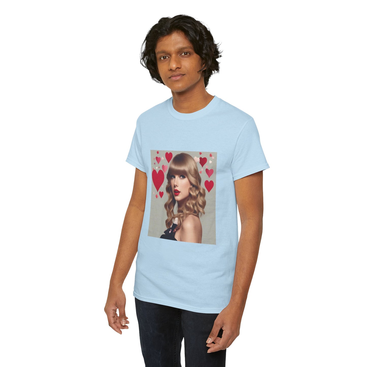 Taylor Swift T Shirt with Hearts
