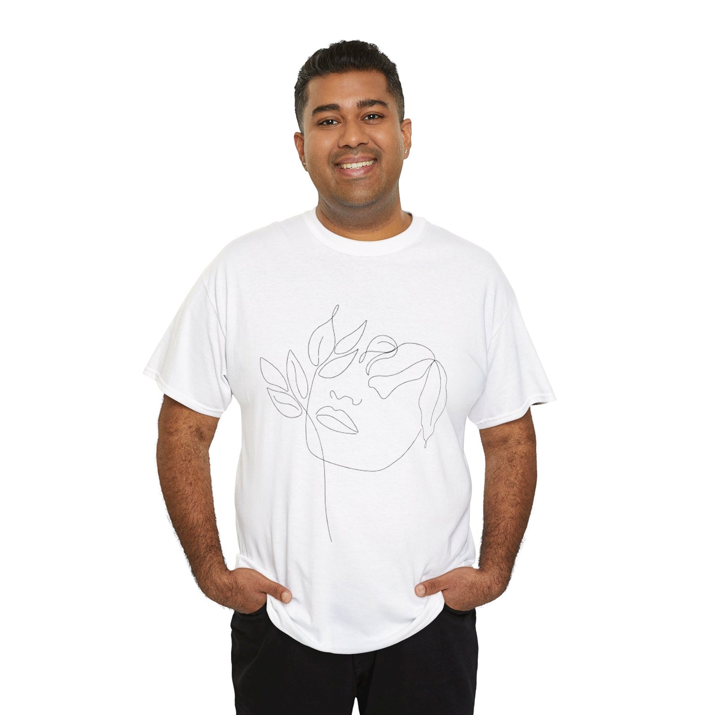 Women Artwork T Shirt with Hearts