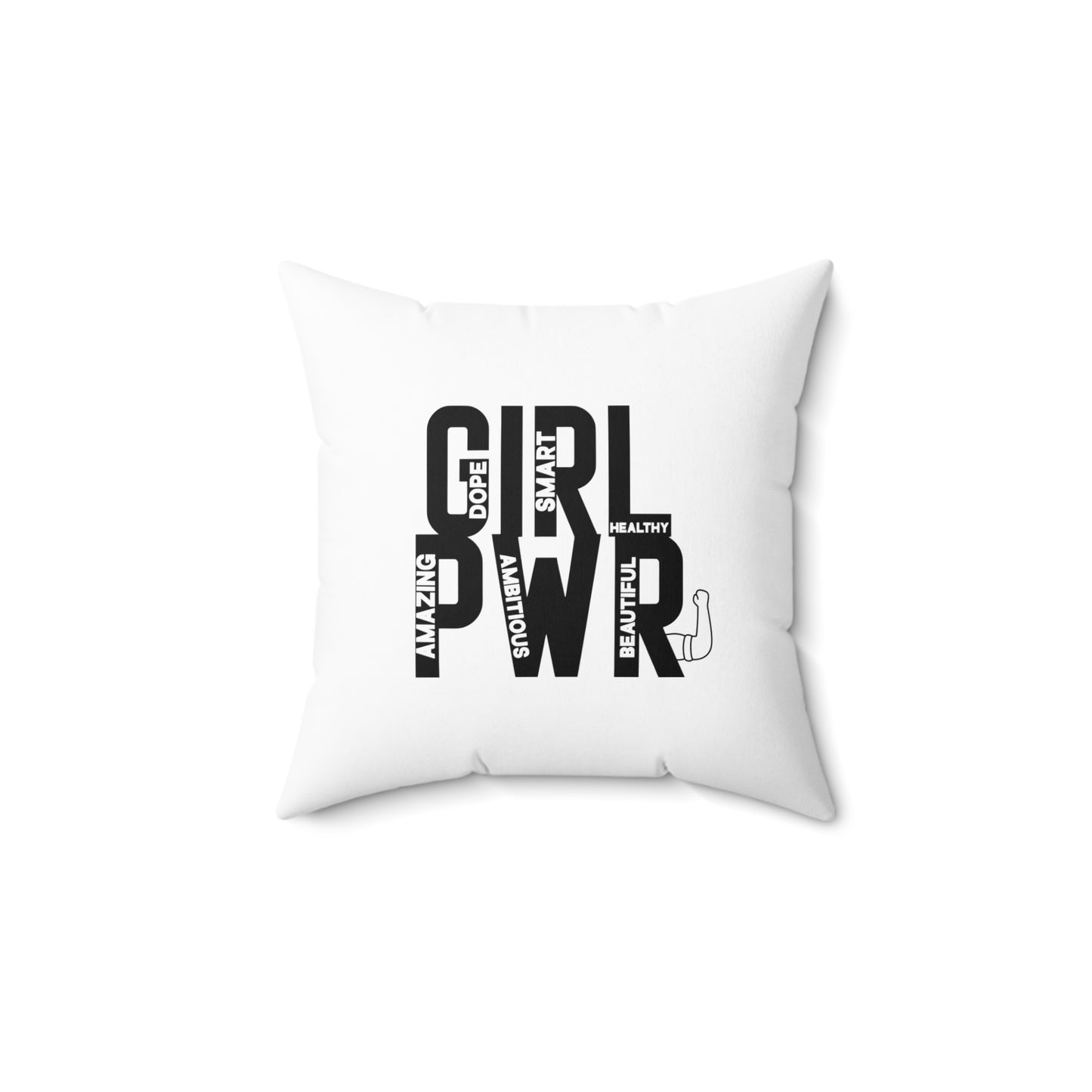 Girl Spun Polyester Square Pillow
