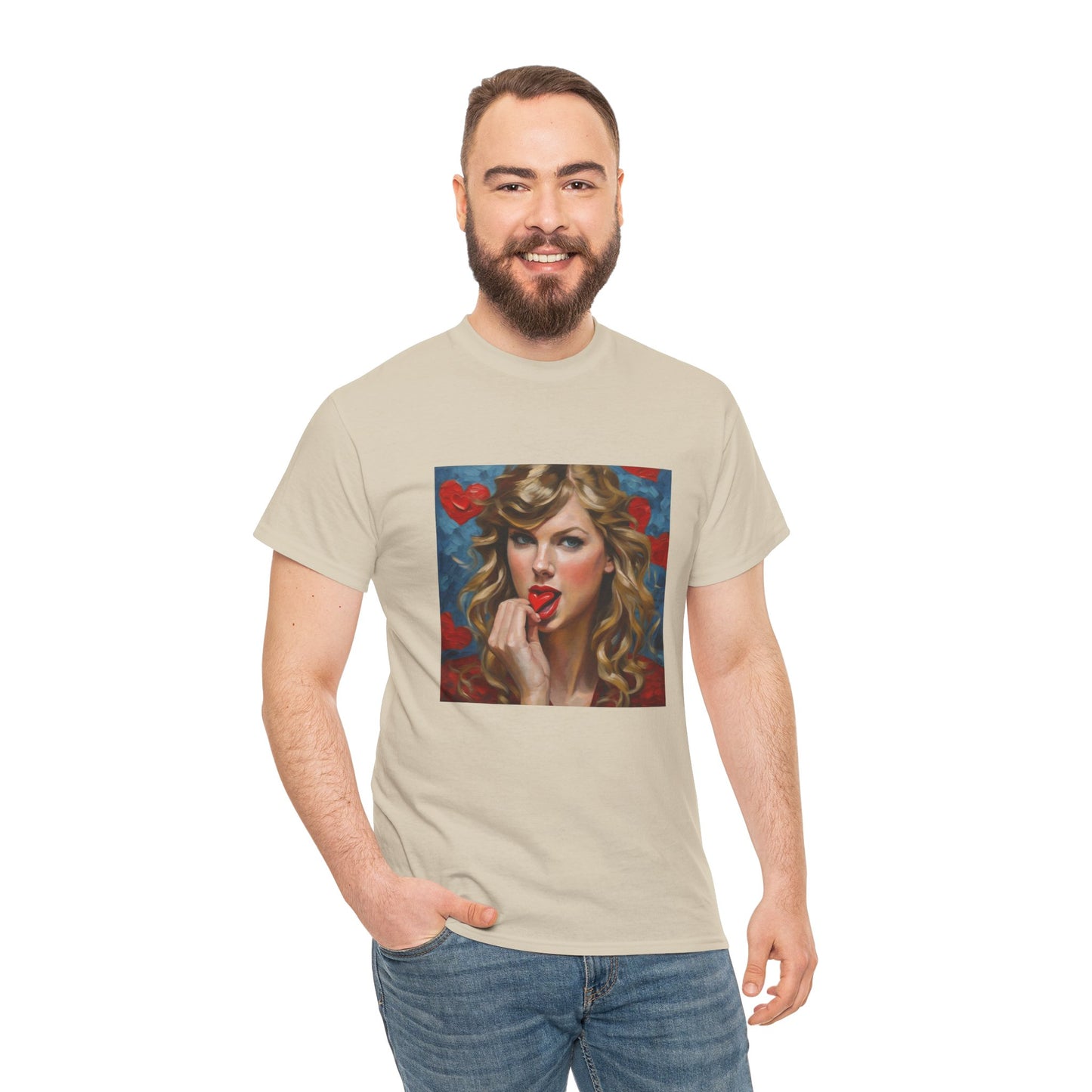 Taylor Swift T Shirt with Hearts