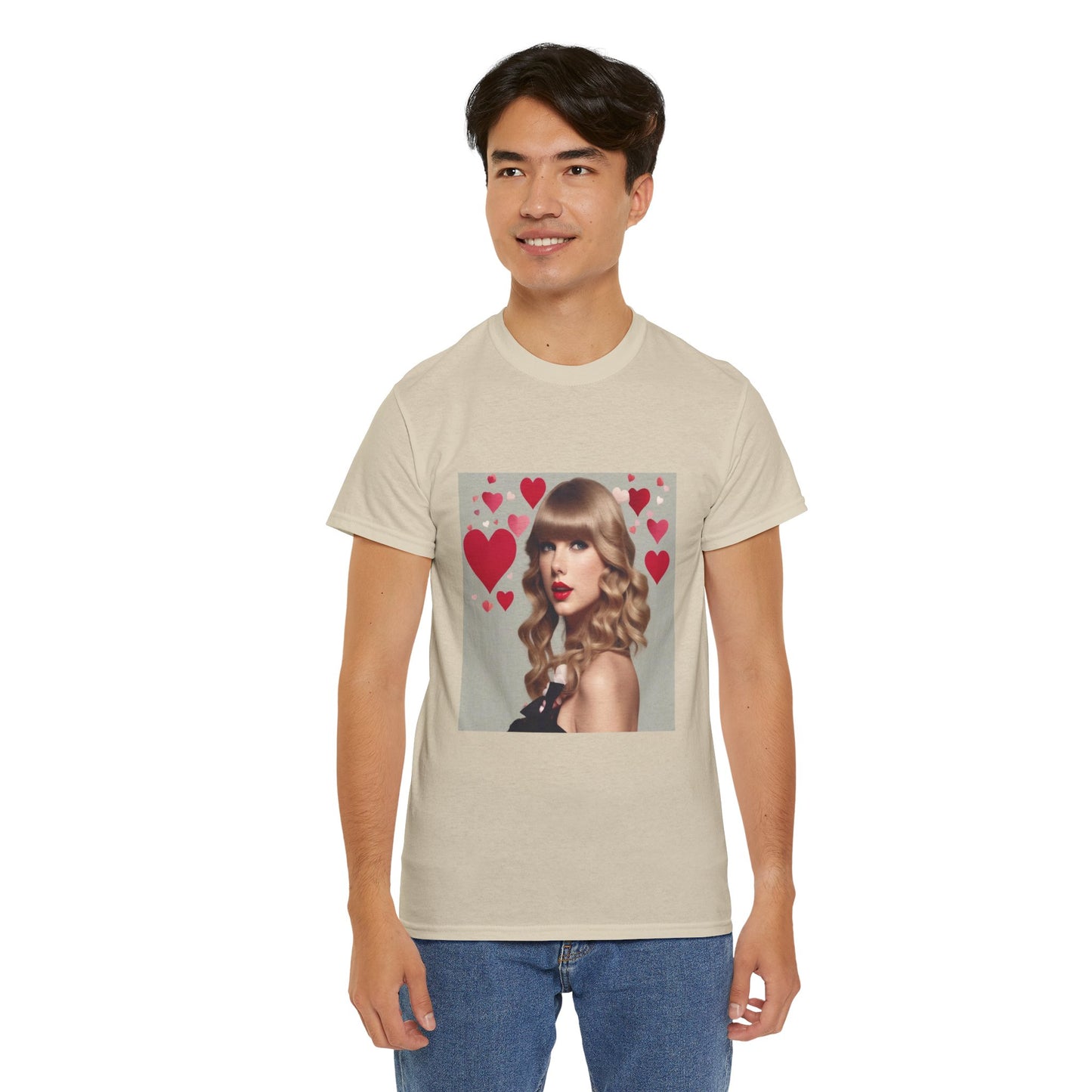 Taylor Swift T Shirt with Hearts