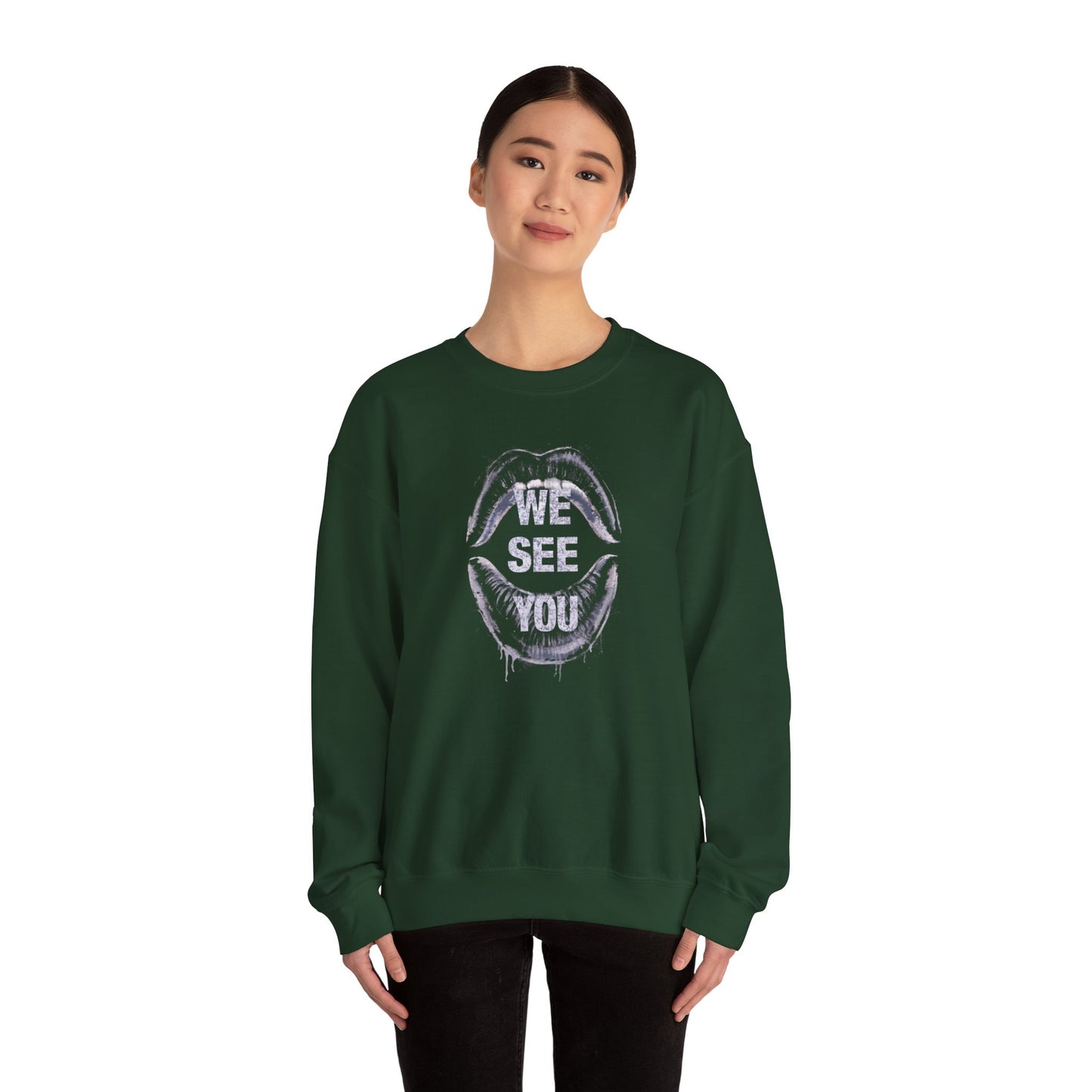 We See You Unisex Heavy Blend™ Crewneck Sweatshirt