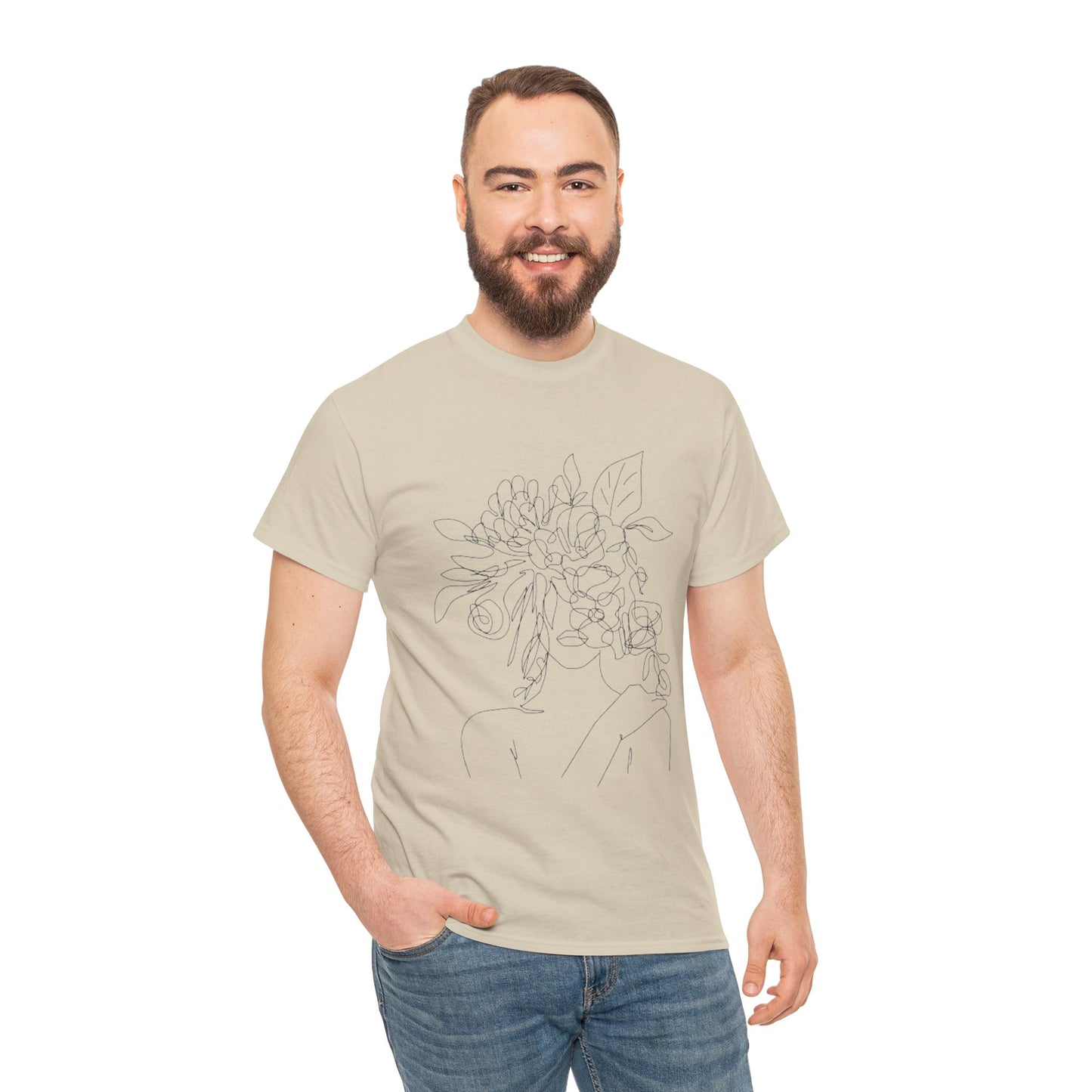 Women Artwork T Shirt with Hearts