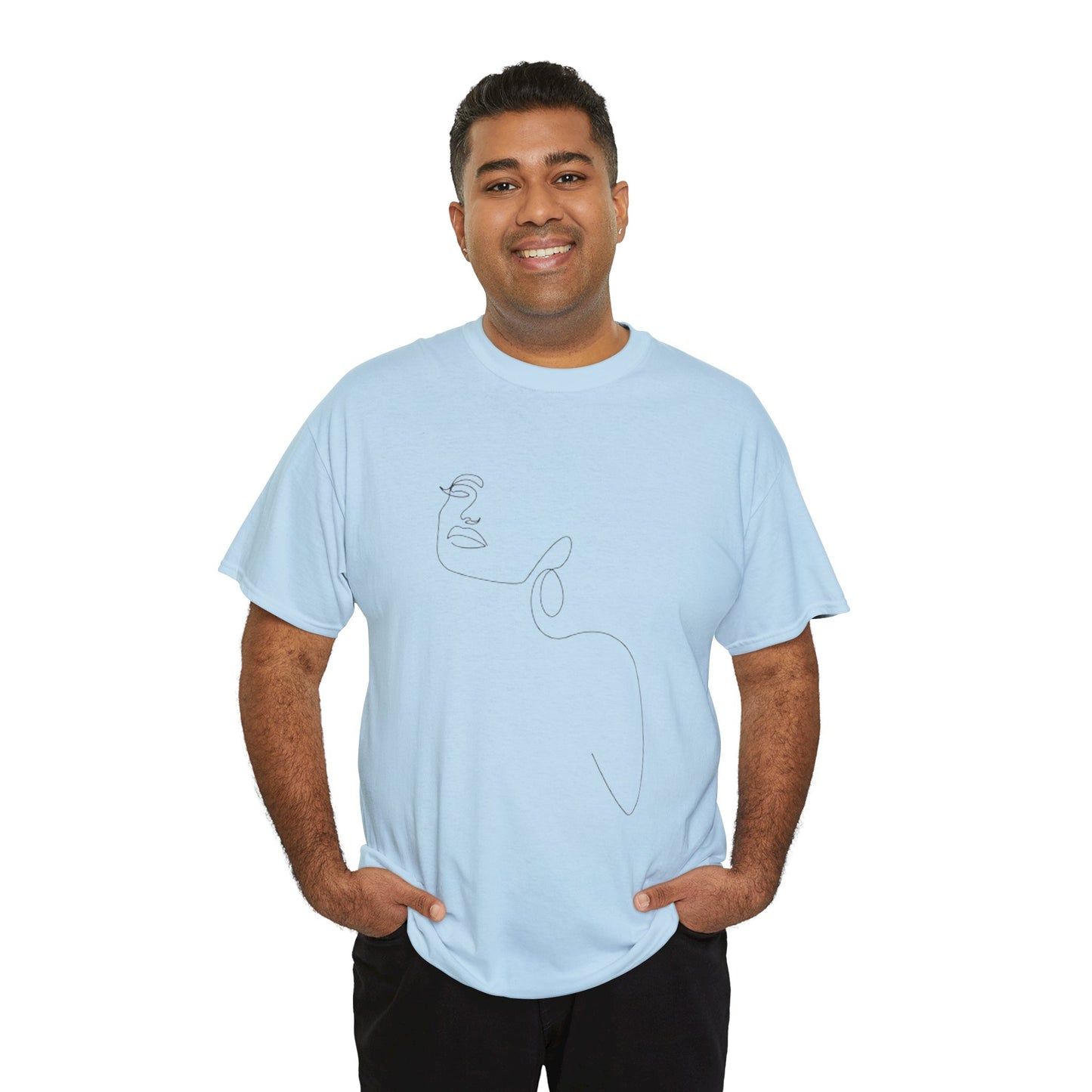 Women Artwork T Shirt with Hearts