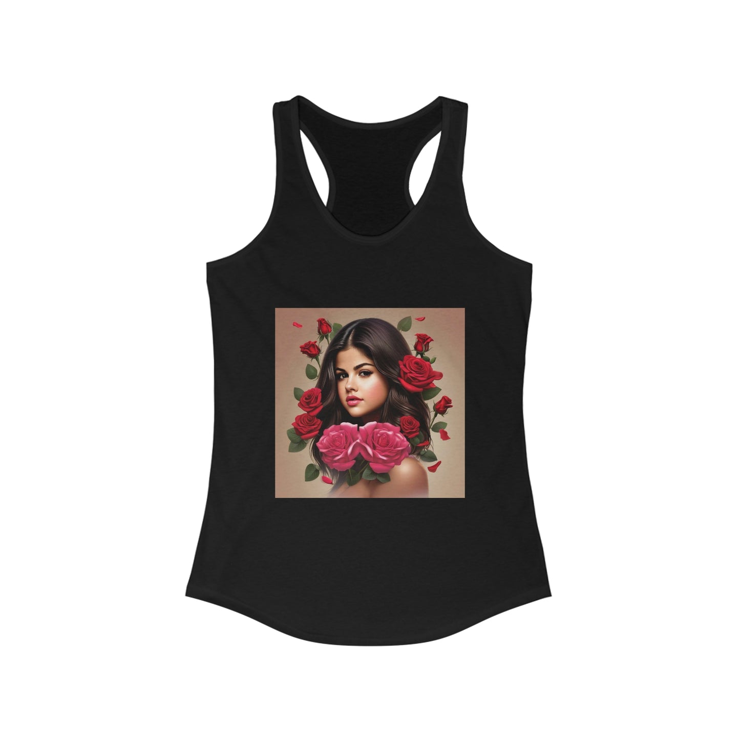 Selena Gomez Tank Top with Hearts