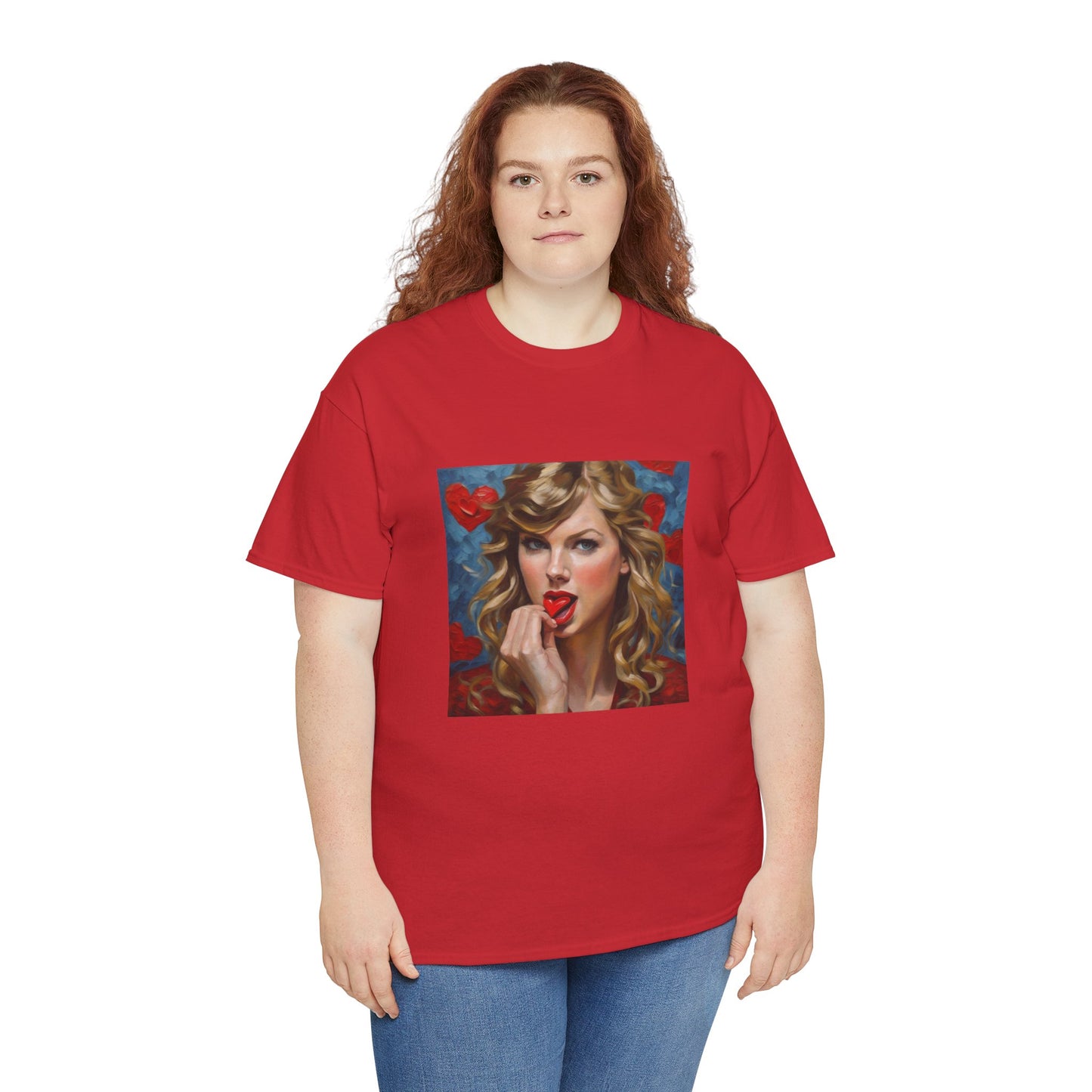 Taylor Swift T Shirt with Hearts