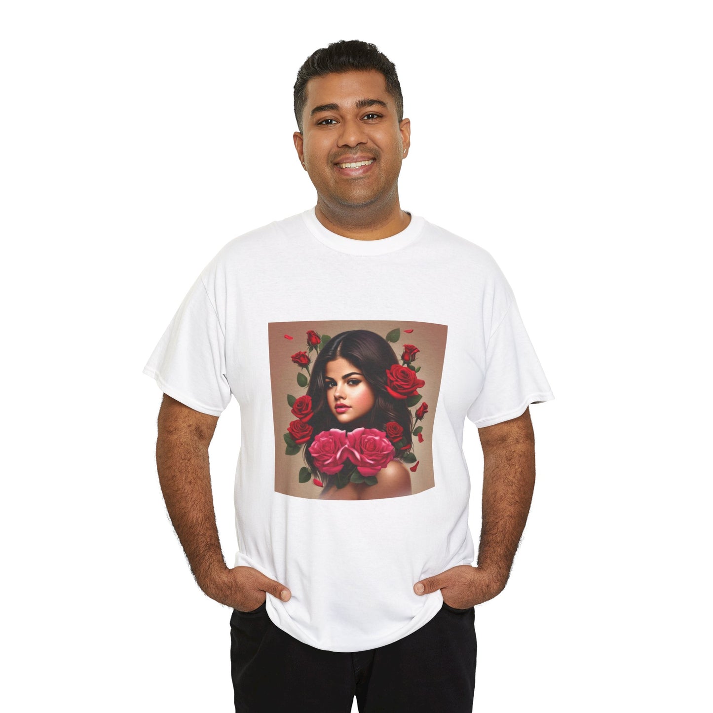 Selena Gomez T Shirt with Hearts