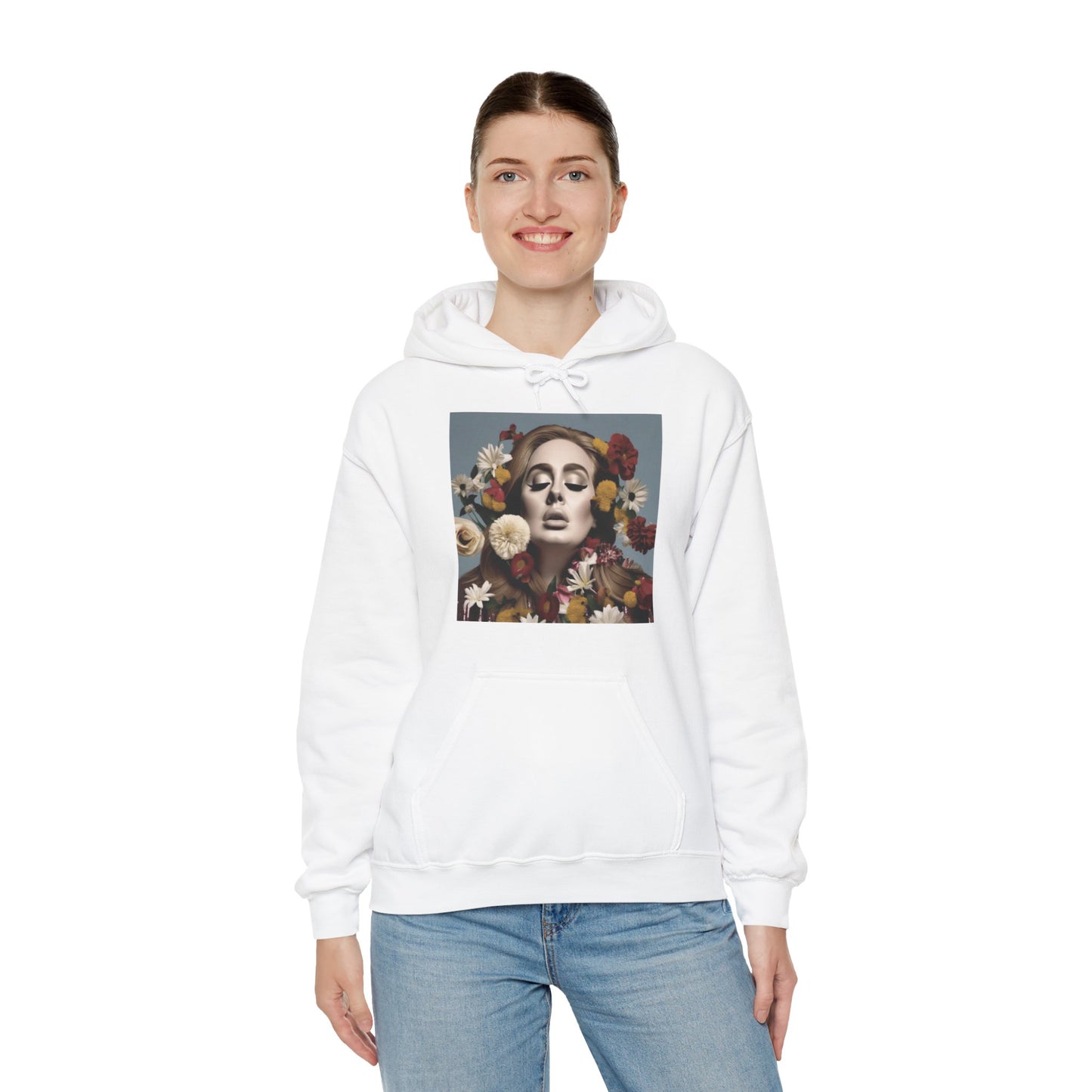 Adele Printed Unisex Heavy Blend™ Hooded Sweatshirt