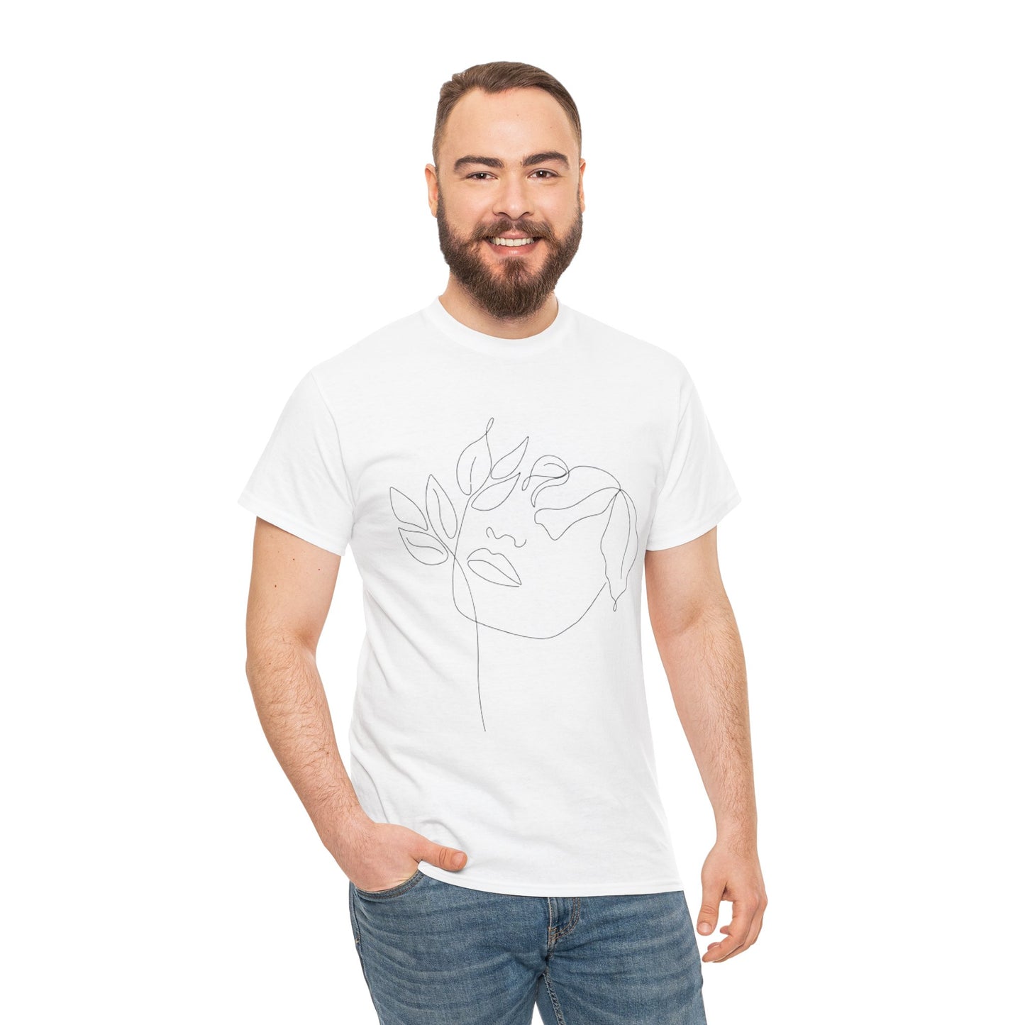 Women Artwork T Shirt with Hearts